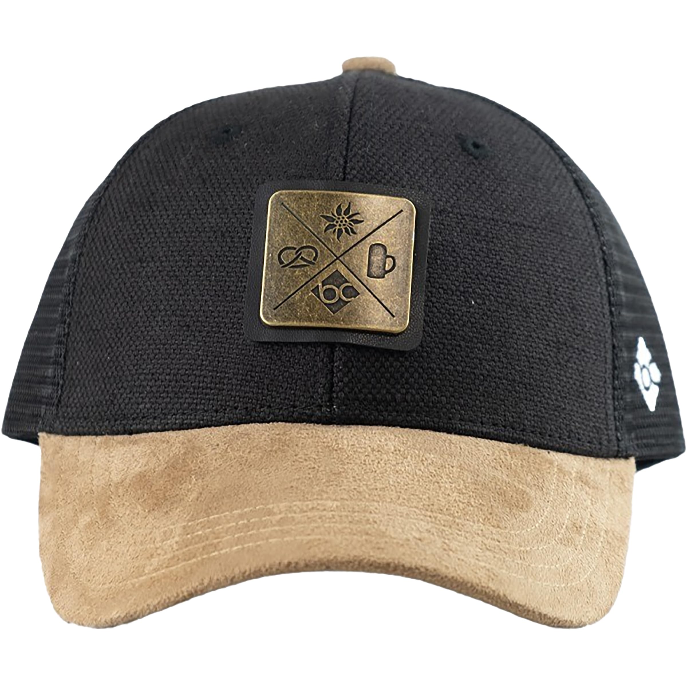 Bavarian Caps Cap Kreizweis Schwarzgrau
