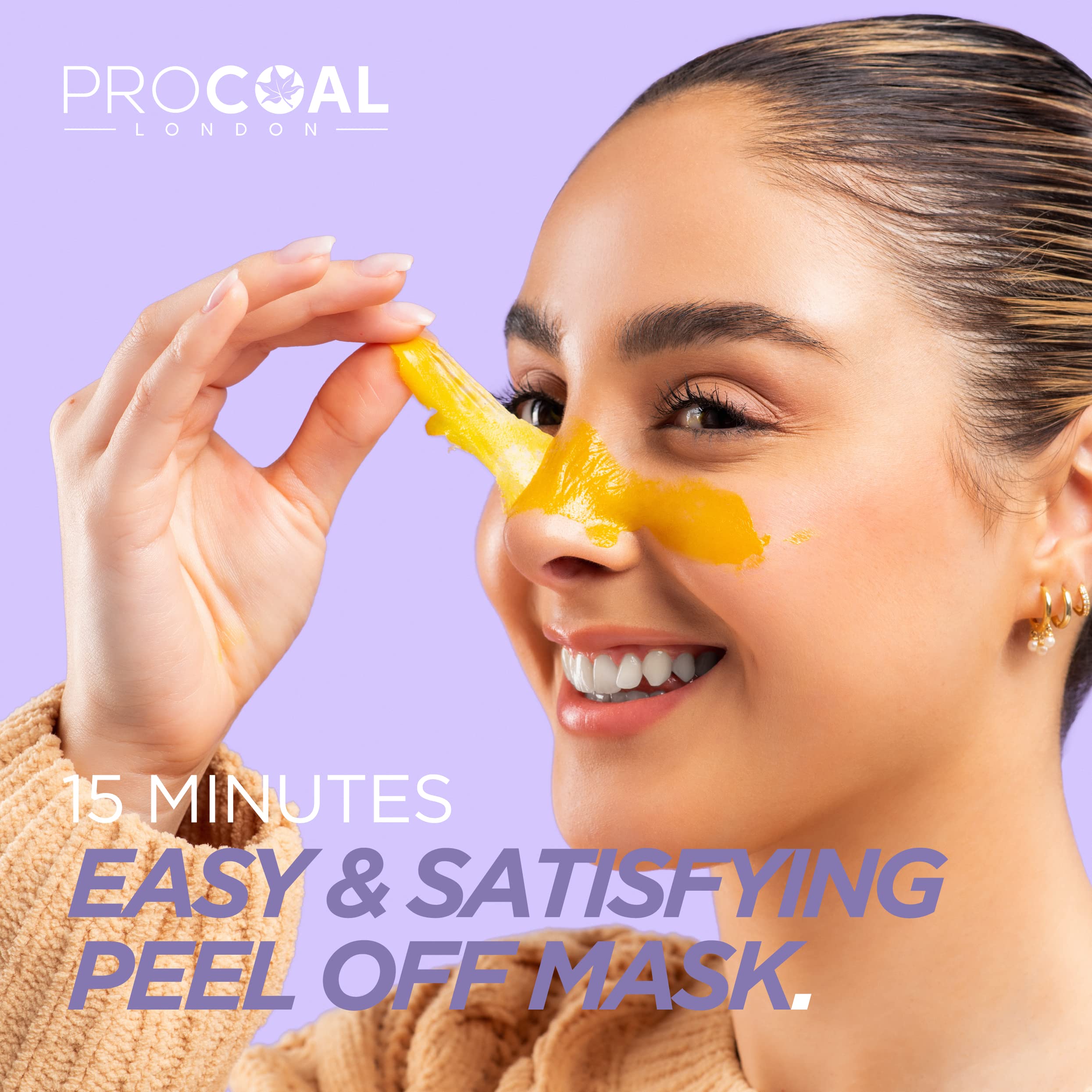 Blackhead Remover Mask, Glycolic, Turmeric Peel Off Face Masks by