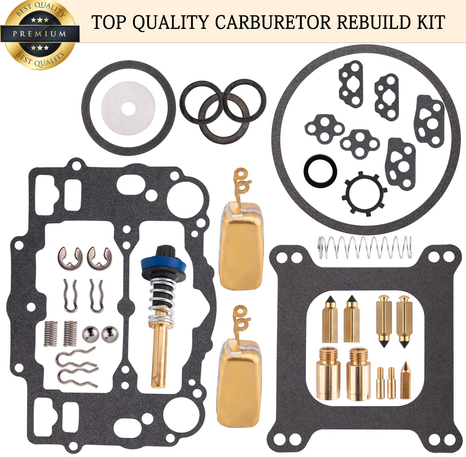 Carburetor Rebuild Kit For Edelbrock 1477 1400 1404 1405 1406 1407 1409 1411 Fits All Automotive 500 600 650 700 750 & 800 CFM 809064 Carter 9000 Series In | Whizz Rebuild Kits - Foto 7