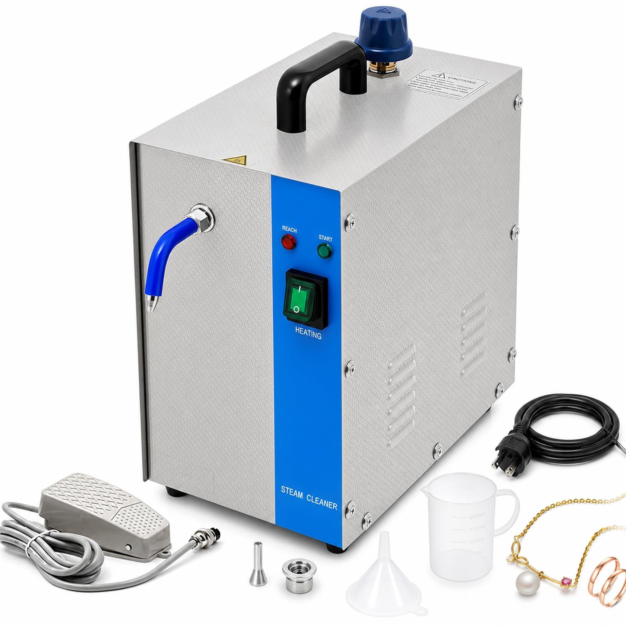 Limpiador a vapor for joyería, máquina eléctrica de alta presión 2L