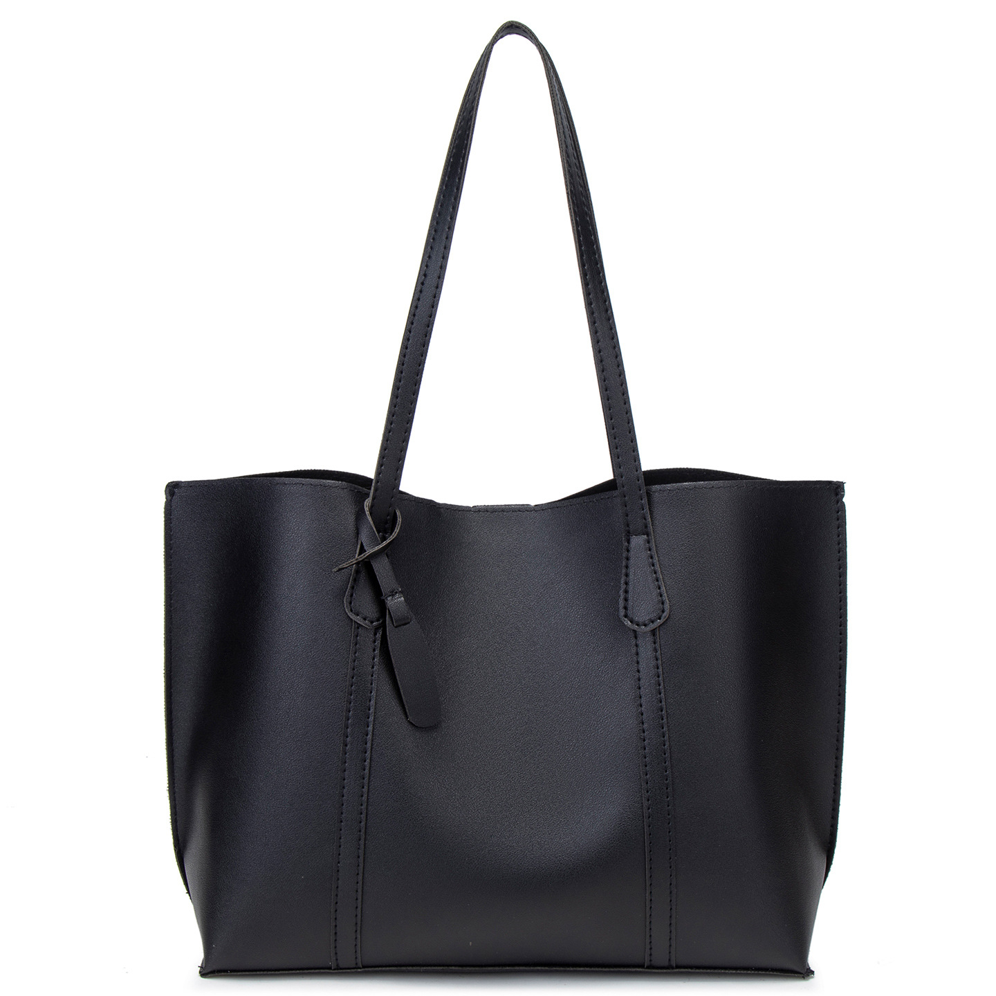 Bolso tote grande para mujer de cuero PU miniatura 5