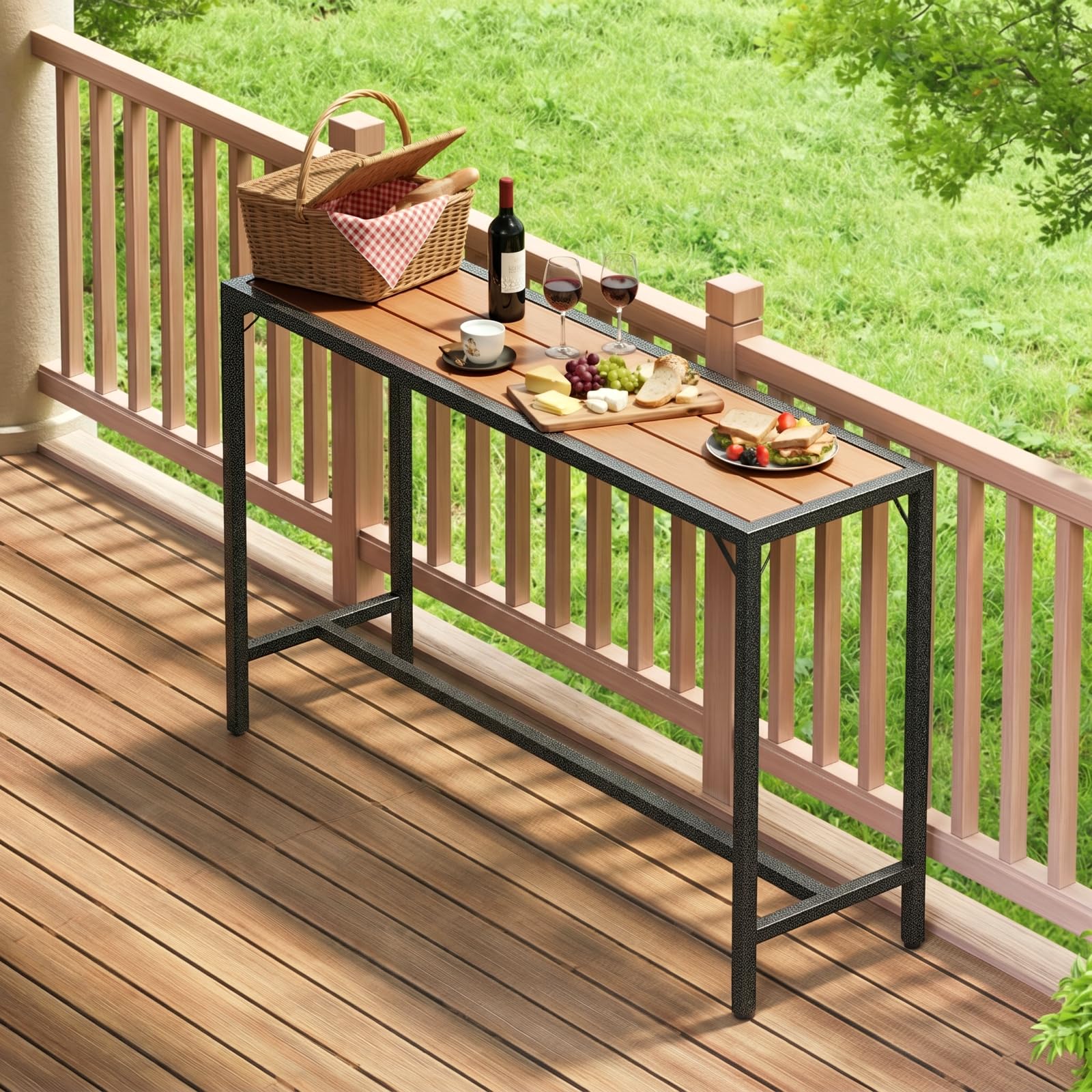 TLSUNNY Patio Bar Table