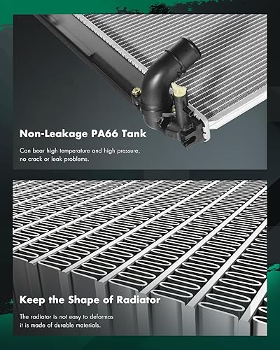 Vista 19 de SCITOO Radiador 2909 apto para Mercedes-Benz 2006-2011 para Mercedes-Benz para ML350 2006-2007 para Mercedes-Benz para ML500 2006-2012