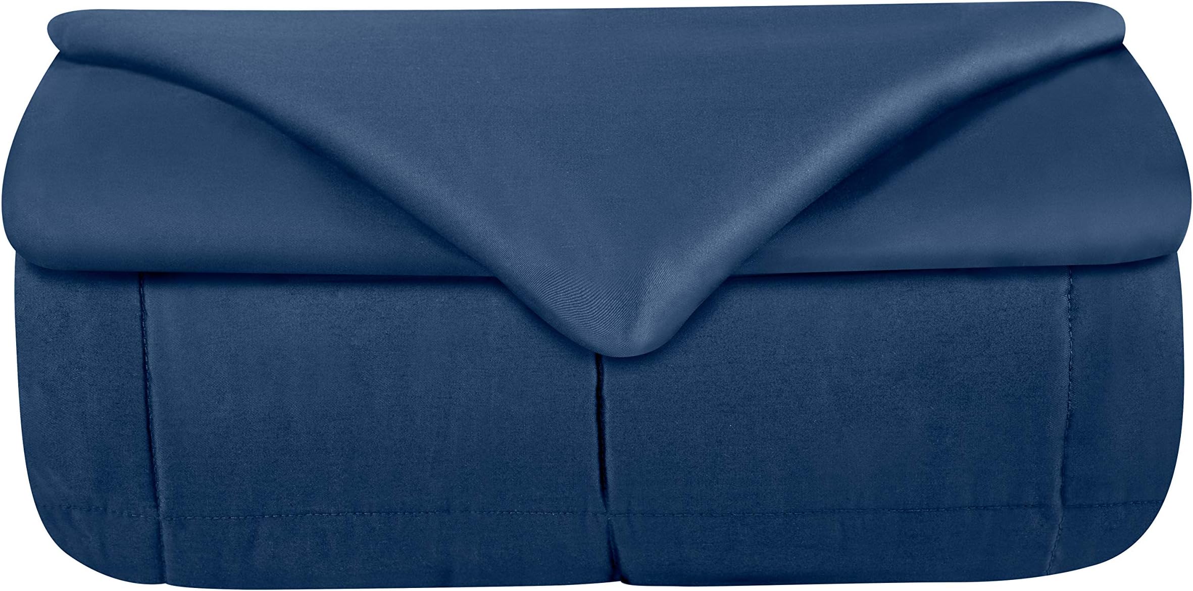 Odyseaco Weighted Blanket, Sleep Help for Adults and Kids, 150 x 200 cm, 11.3kg, Blue