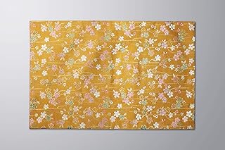 経机マット 経机掛 桜柄 防炎加工 経机敷物 … 経机 仏壇マット 仏壇机 防炎防火(１４号, 金)別寸法・お色ございます