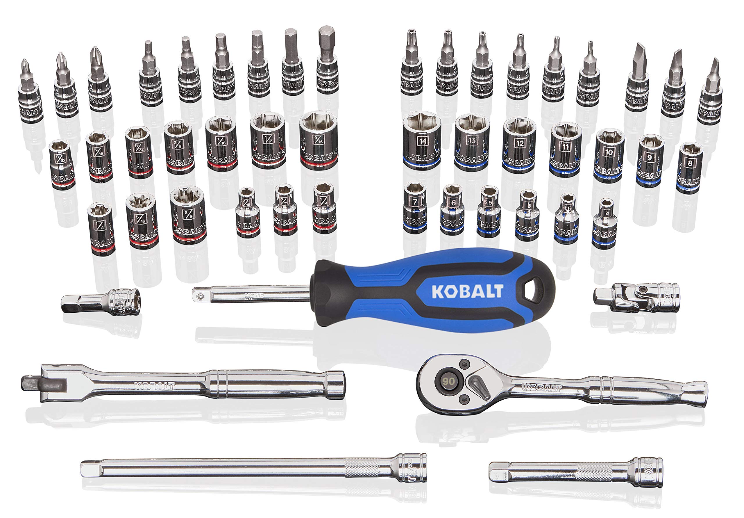 Amazon.com: Kobalt 51-Piece Standard (SAE) and Metric Mechanic's