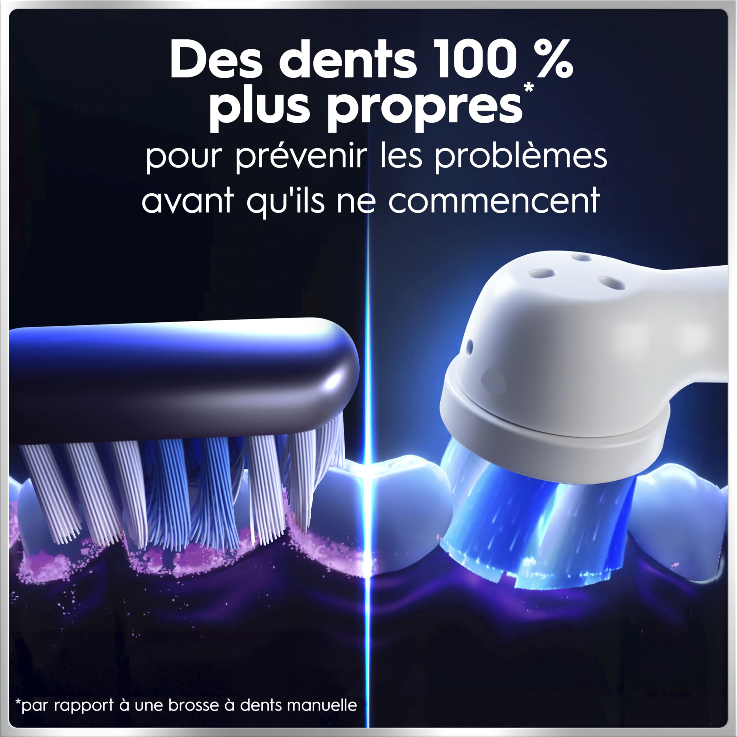 Oral-B Brosse A Dents Electrique iO 6 Blanche, 5 Modes De Brossage Dont Blancheur Et Soin Des Gencives, Capteur De Pression, Ecran Interactif, 2 Brossettes De Rechange Oral B, Etui De Voyage - 5