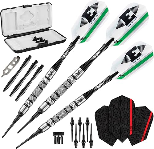 Miniatura 7 de Viper Element - Dardos de punta suave de tungsteno 90% con estuche de almacenamientoviaje, 0.63oz