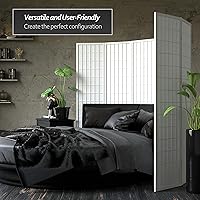 Vista 180 de Red Lantern Panel de ventana Shoji de 6 pies de alto, divisor de habitación de 3 paneles de palisandro