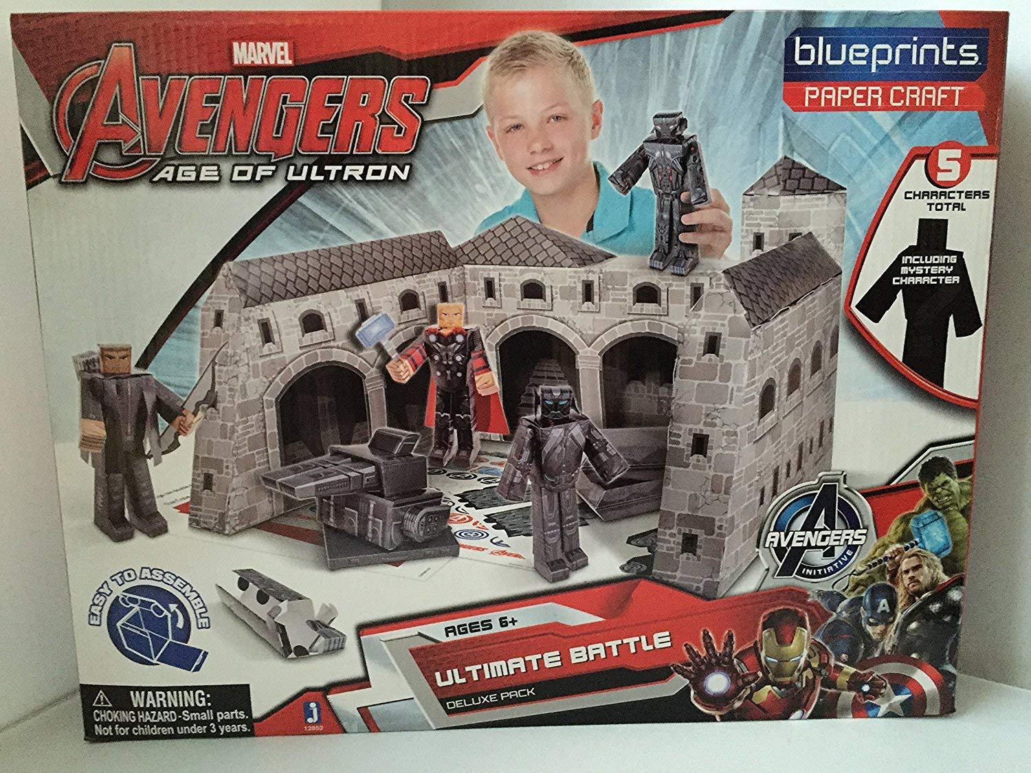 Blueprints 12852 Marvel Avengers Age Of Ultron Blueprints Deluxe Pack, Multi Color
