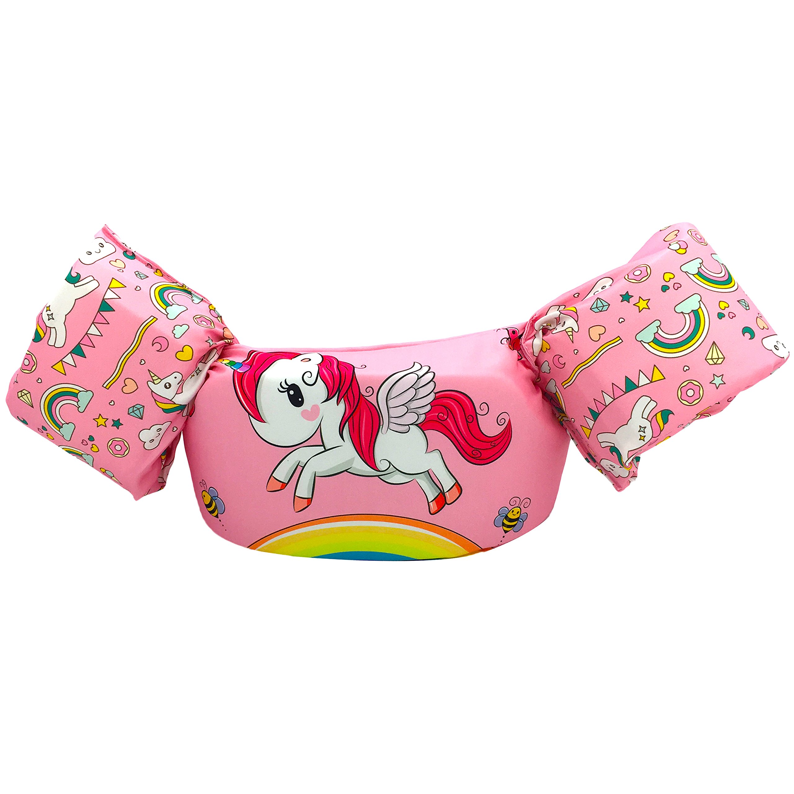 Silfrae Swimming Vest Flotation Jacket Swim Jacket Learn to Swim Device 30-50 lbs