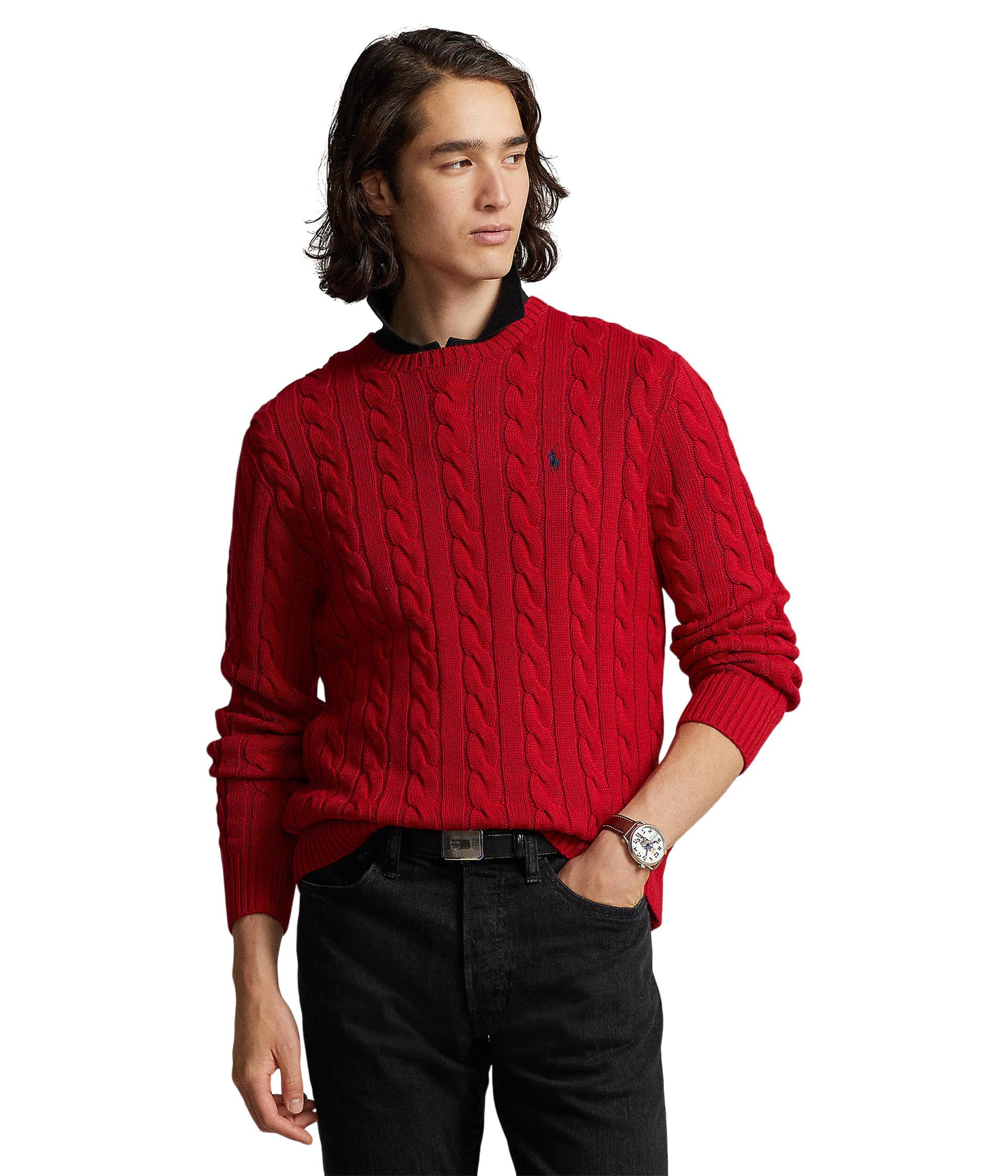 POLO RALPH LAUREN Cable-Knit Cotton Sweater