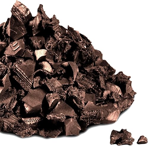 NuPlay Rubber Nugget abono de goma para jardinería, barrera para maleza