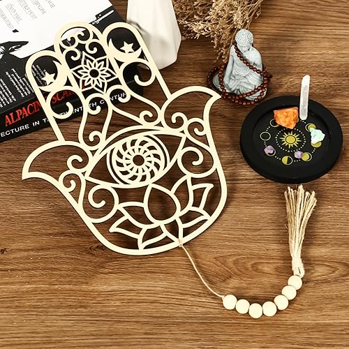 Vista 12 de Bnesi Arte de pared con cubo de Metatron de 11.8 pulgadas, geometría sagrada, cuadrícula de cristal, geometría sagrada, decoración de pared