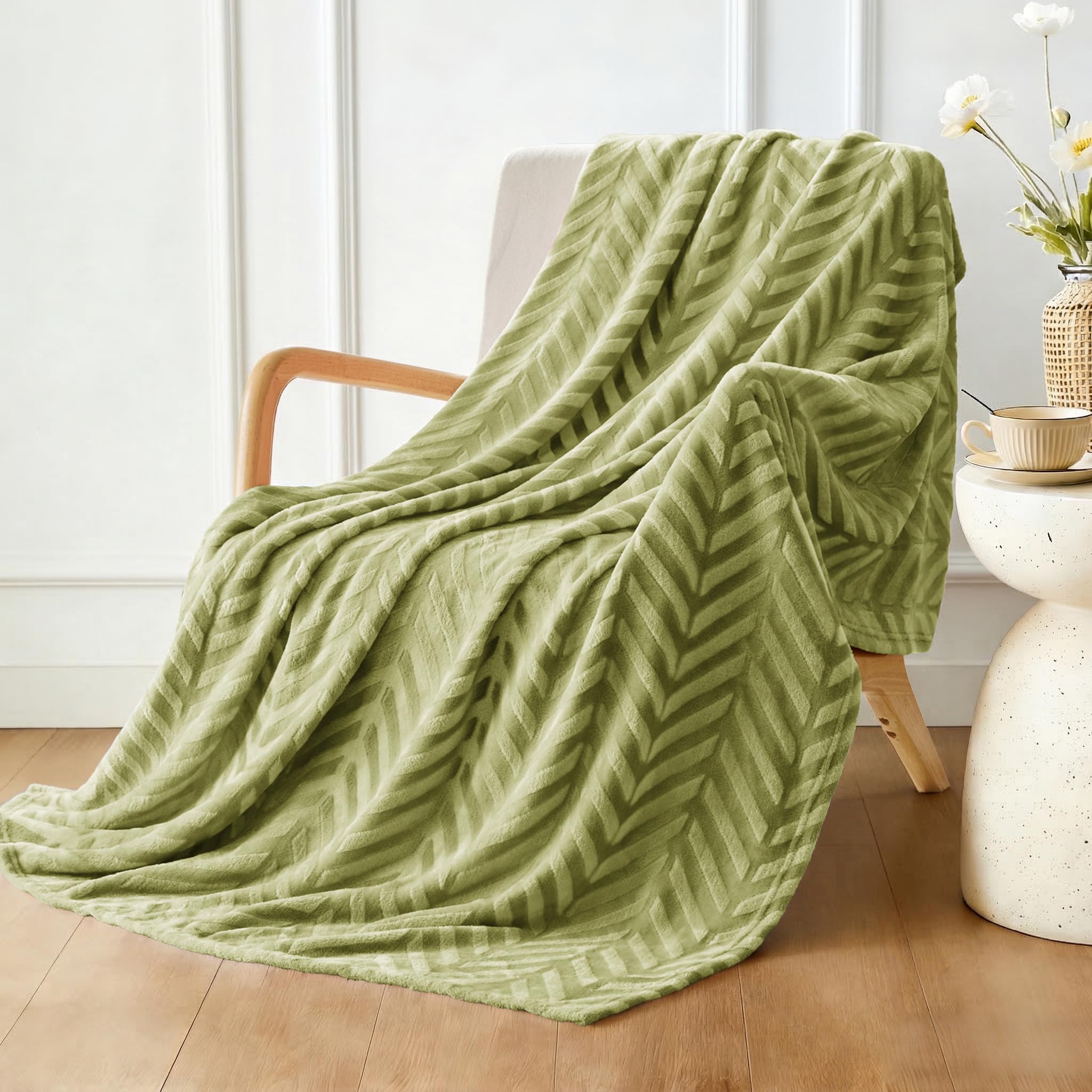 Whale Flotilla Kuscheldecke mit Chevron Muster - Superweiche und Kuschelige Flanell-Decke