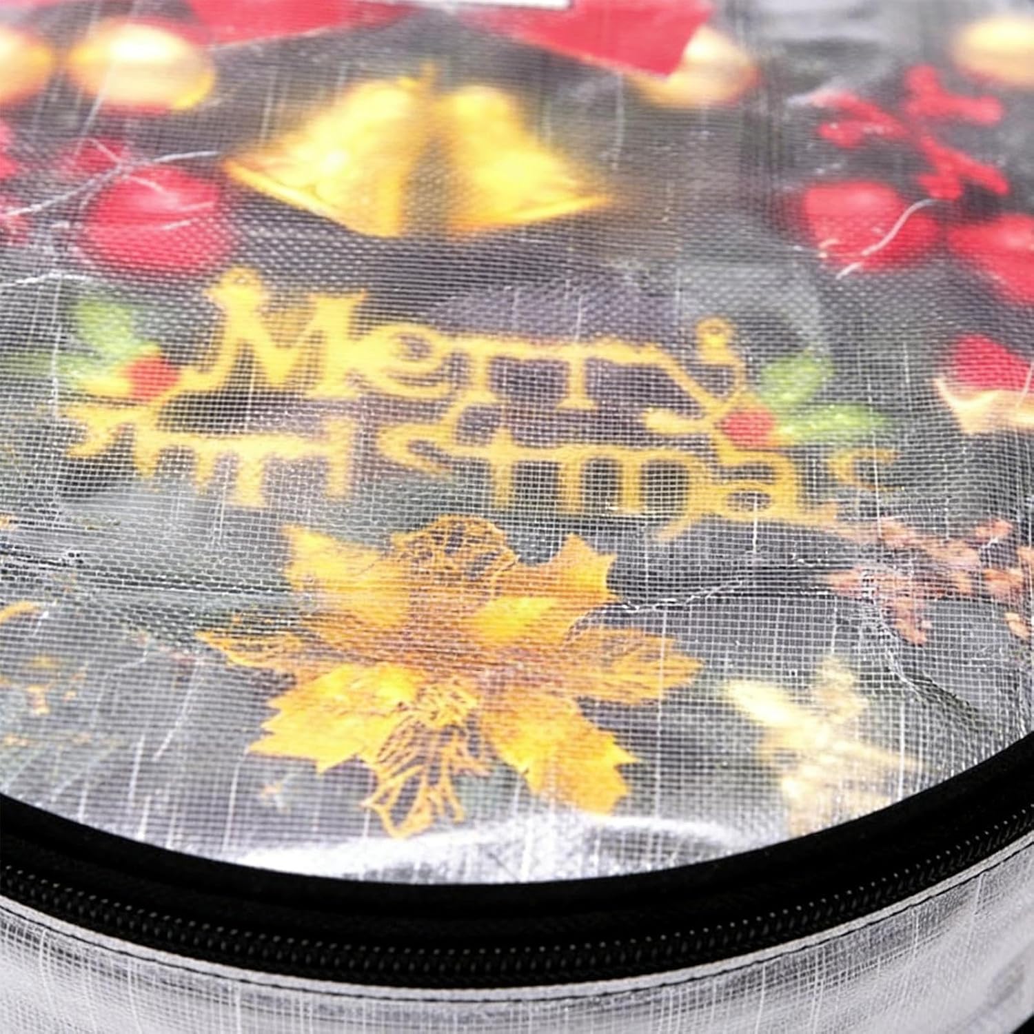 Wreath Containers for Storage | Transparent Wreath Organizer,Garland Storage with Handle | for Halloween Holiday Festival Christmas Seasonal Apartment Garage Attic Laundry Wardrobe