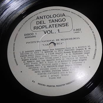 Amazon.com: Antologia Del Tango Rioplatense Vol. 1 Box Set