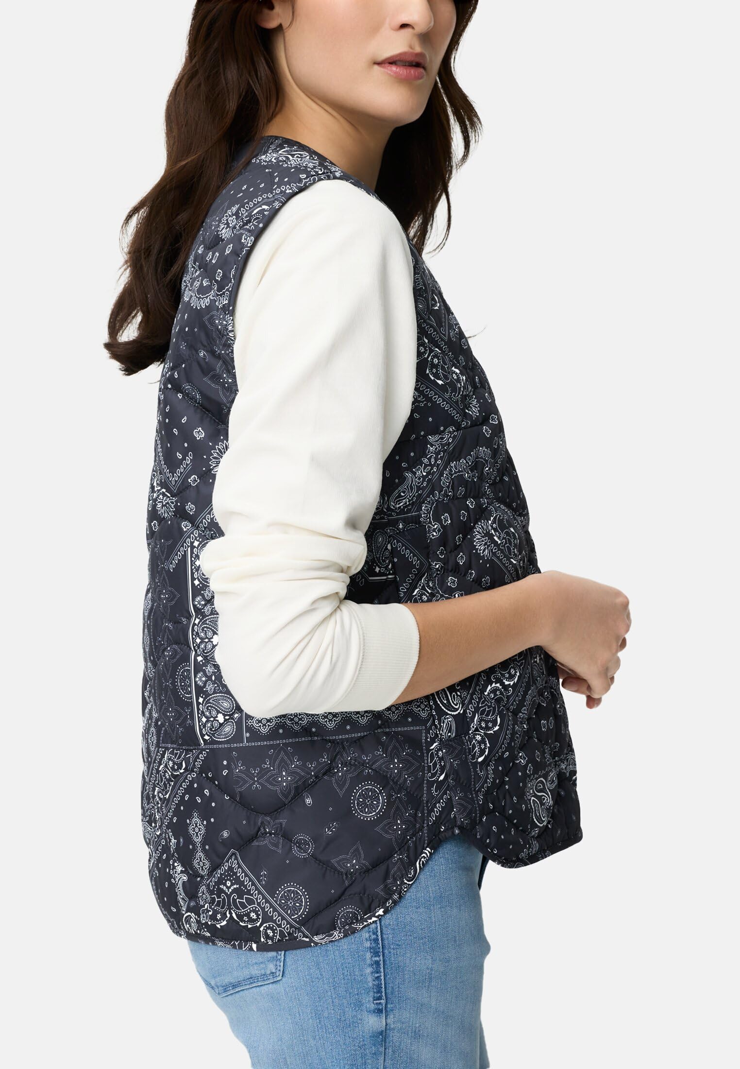camel active Damen Weste im Paisleymuster