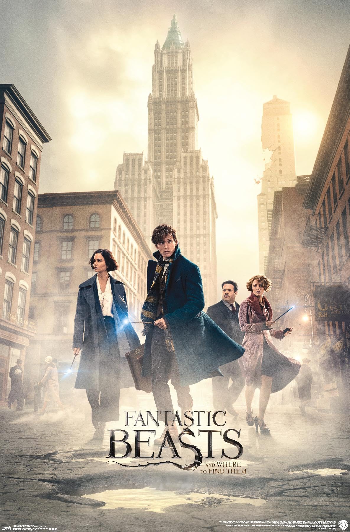 ロンドン購入 FantasticBEAST 地図 ポスター Fantastic Beasts™ マッパ・ムンディ ヴィンテージ地図ポスター