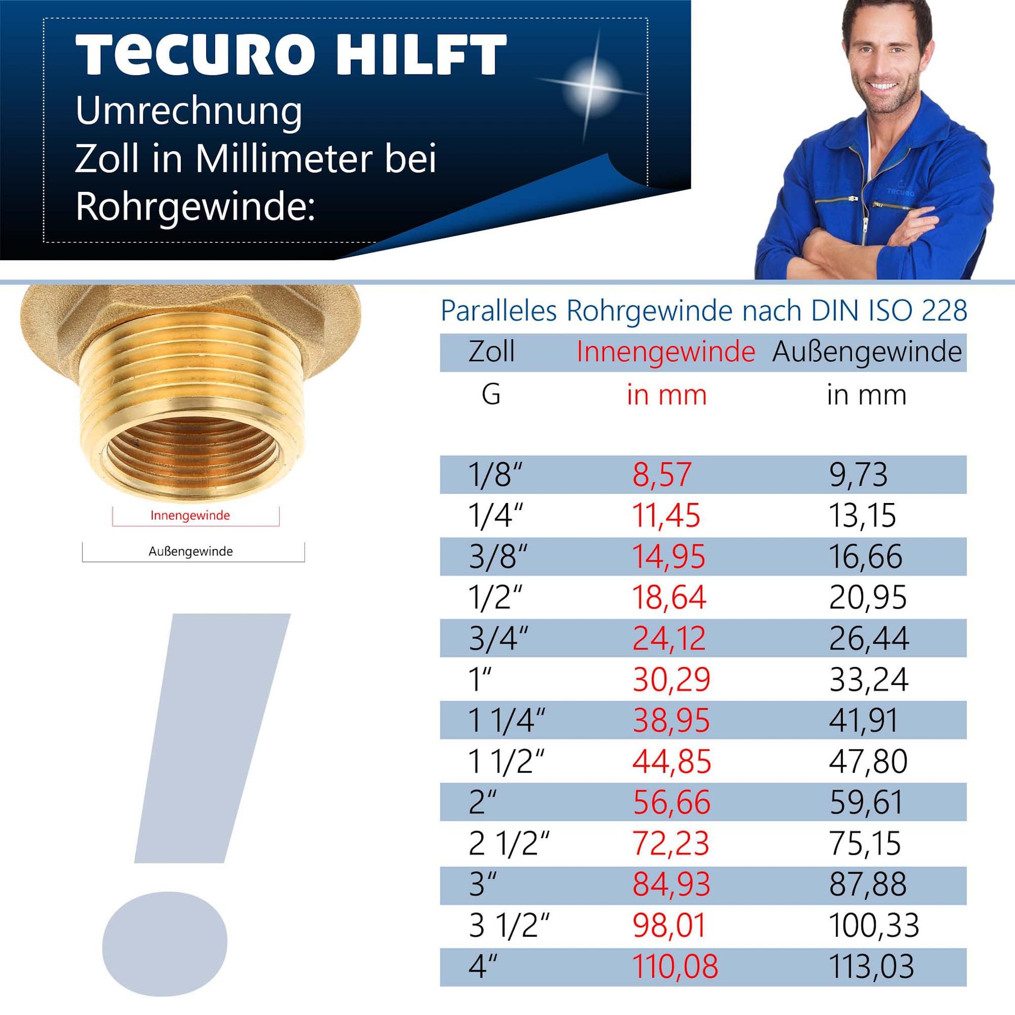 TECURO Conexión S para radiador con ajuste de altura de 50 mm, cono europeo, DN 15 (1/2 pulgada) macho x DN 20 (3/4 pulgada) tuerca de unión niquelada en latón, AGS-50