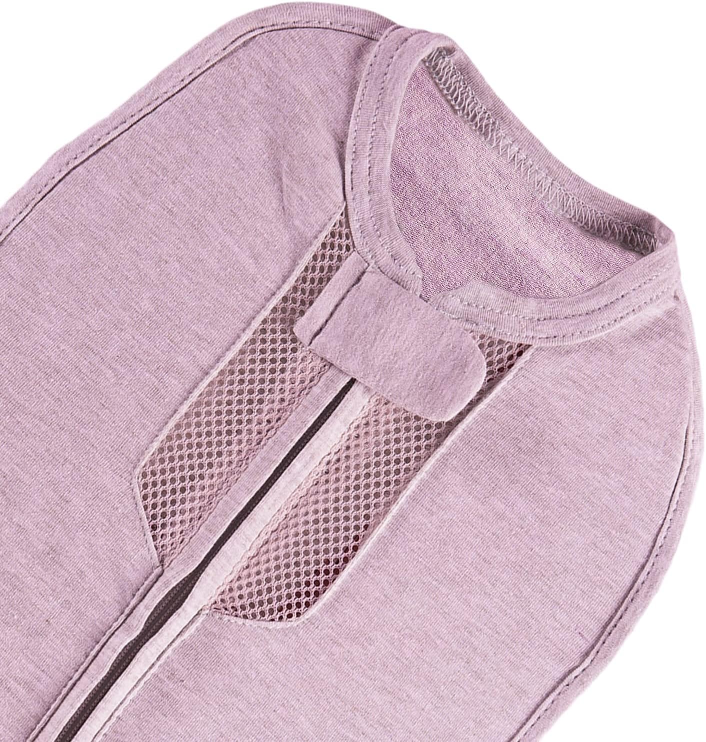 Woombie Air Nursery Swaddling Blanket - for Babies Up to 6 Months - Vented (Pink Posey, 14-19 lbs)