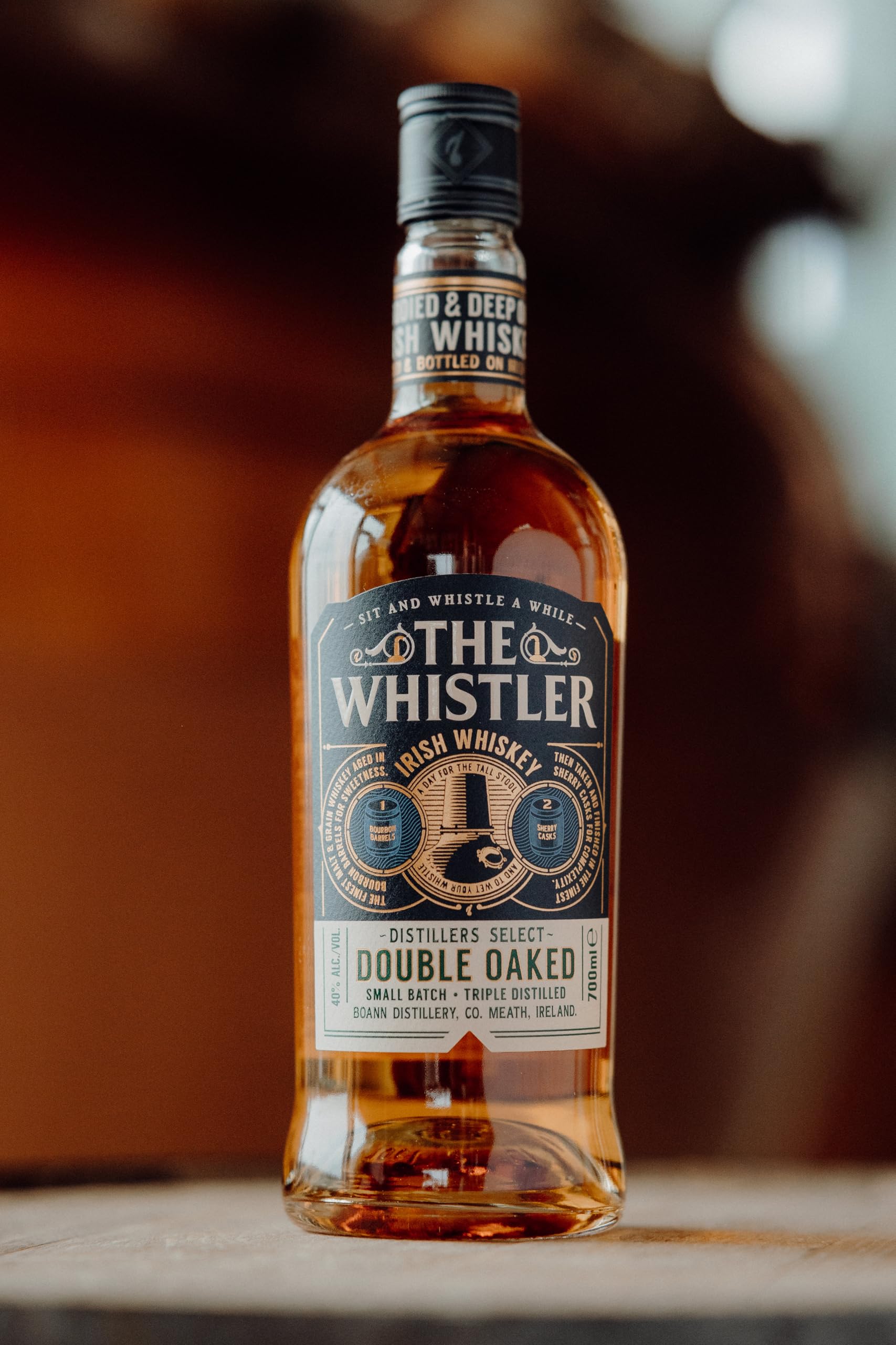 The Whistler DOUBLE OAKED Irish Whiskey 40% Vol. 0,7l : Amazon.es