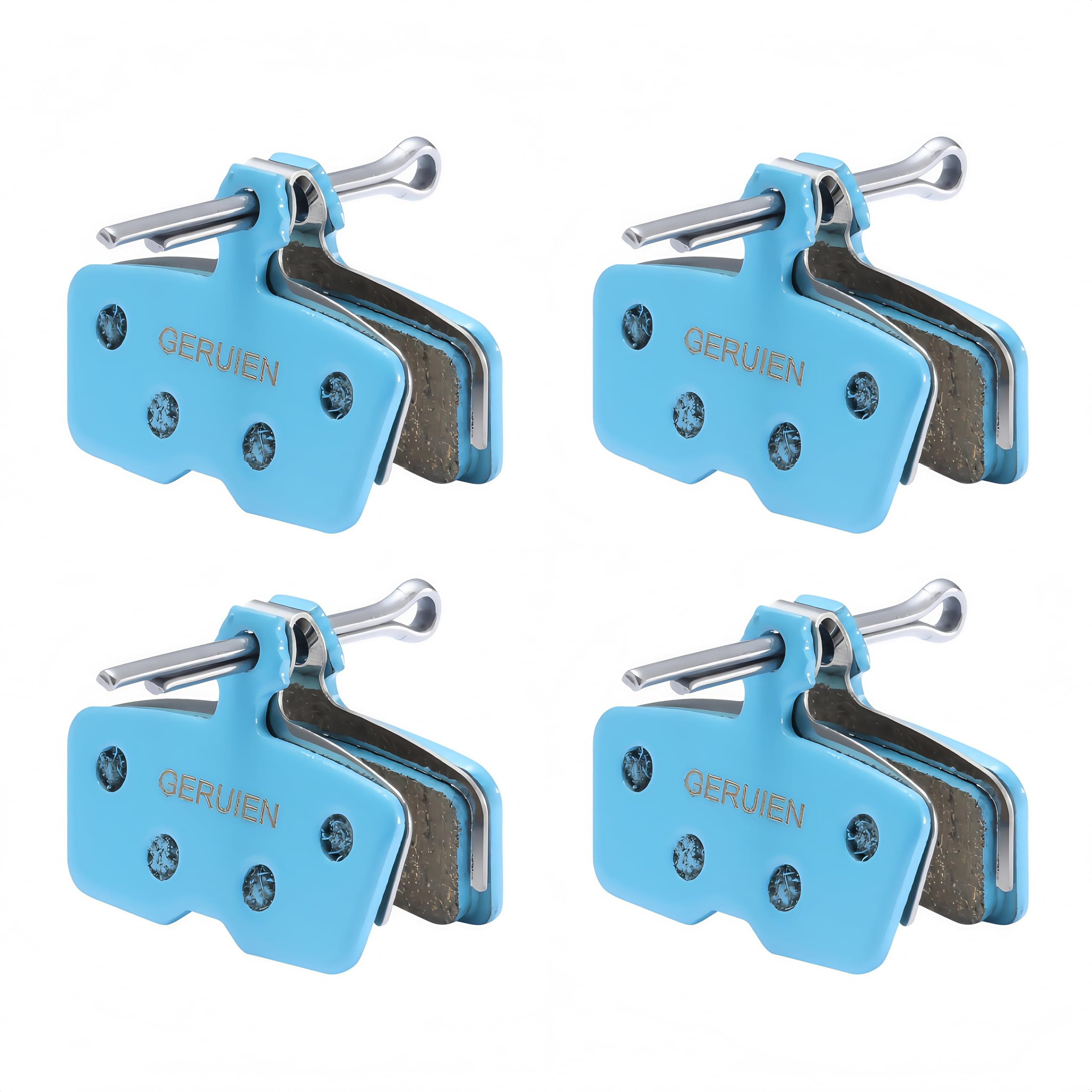 4 Sets Bicycle Disc Brake Pads for SRAM Avid Code R RS RSC/Guide RE / G2 RE / DB8 / Motive, Semi-metallic/Ceramic/Sintered/Multi-metal