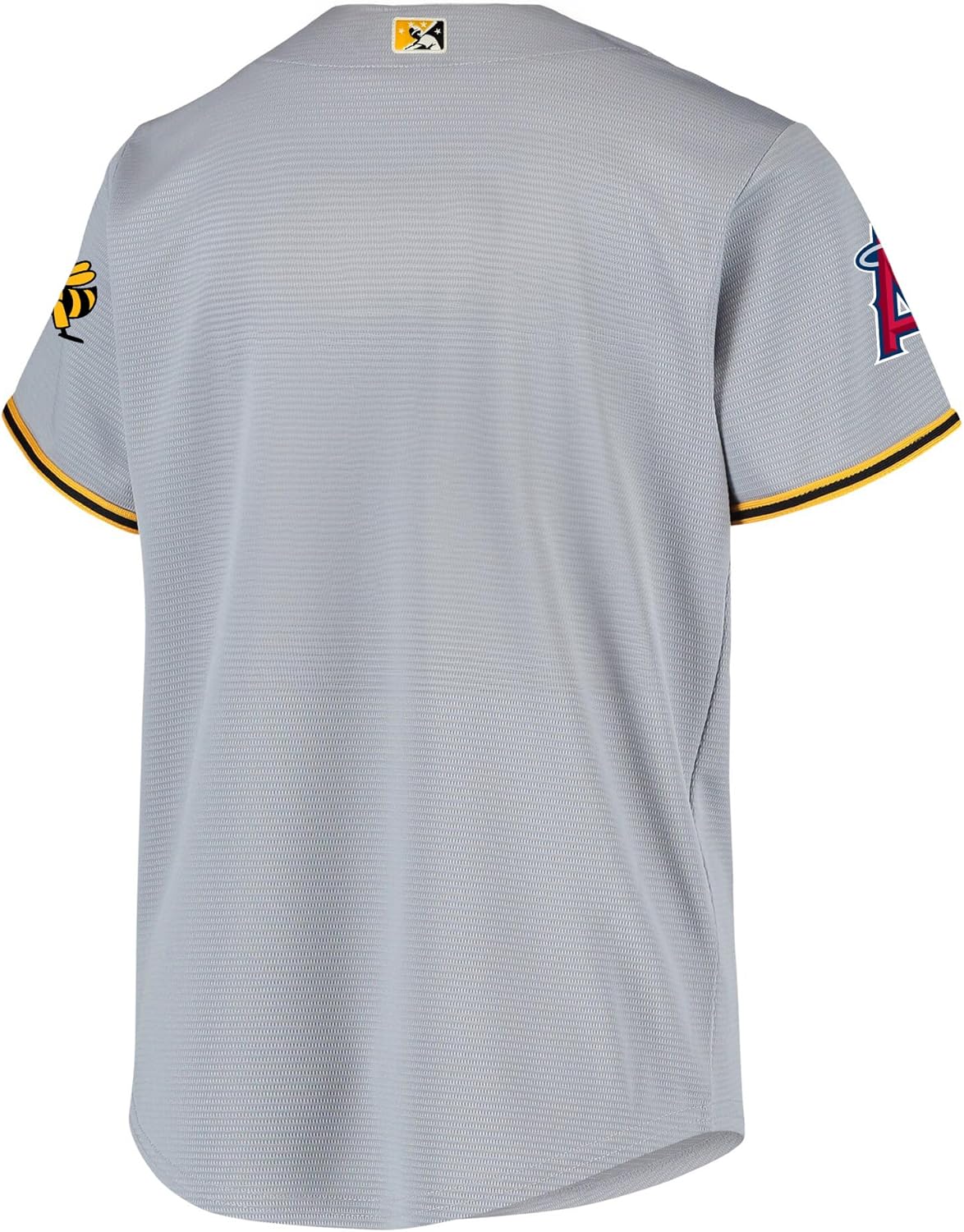 Salt Lake Bees Gray Kids Youth 8-20 Primary Logo Minor League Baseball Road Jersey