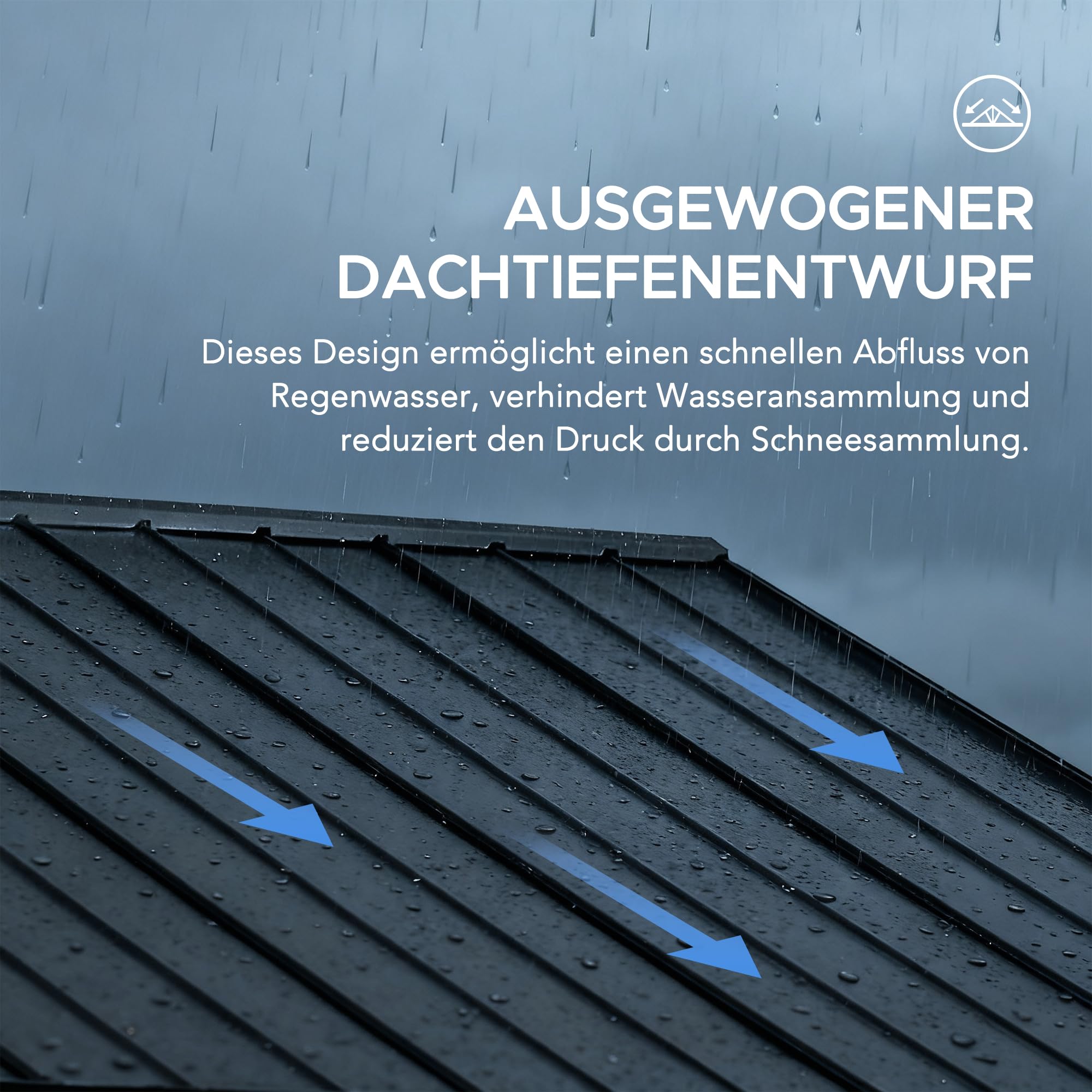 SUNJOY 4x3,36 m Holzpavillon aus Zedernholz wasserdicht, Wind- & schneefest, mit Satteldach aus Stahl, 14 cm starken Pfosten, robuster, dauerhafter Pavillon für Terrasse, Garten