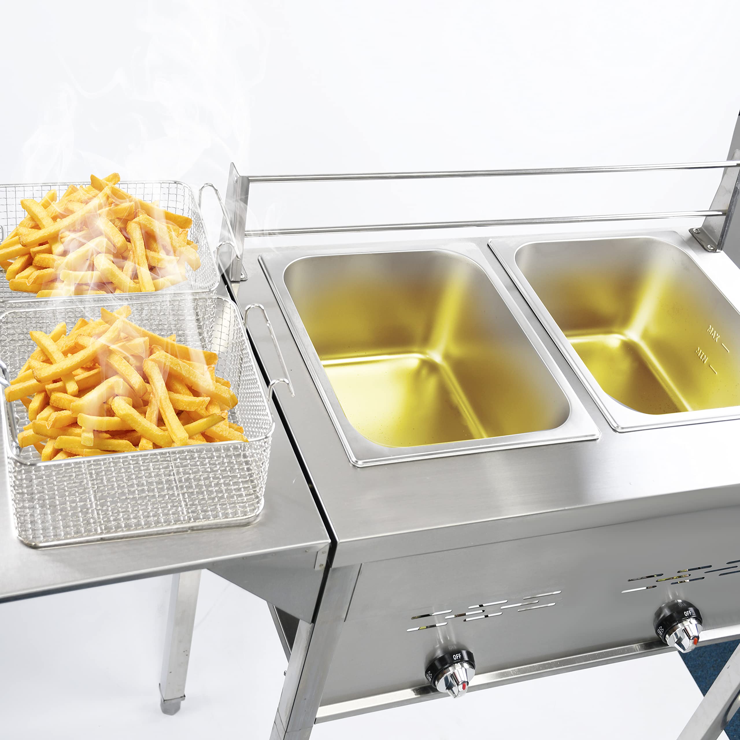 Propane Deep Fryer Bioexcel Qt Tank Deep Fryer With