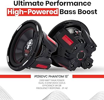Amazon.com: BOSS Audio Systems Phantom 12 Inch 2300 Watts 4 Ohm