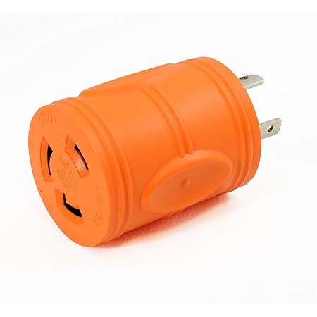 AC WORKS [ADL620L630] Plug Adapter L6-20P 20Amp 250Volt Male Plug to L6-30R 30Amp Female Connector