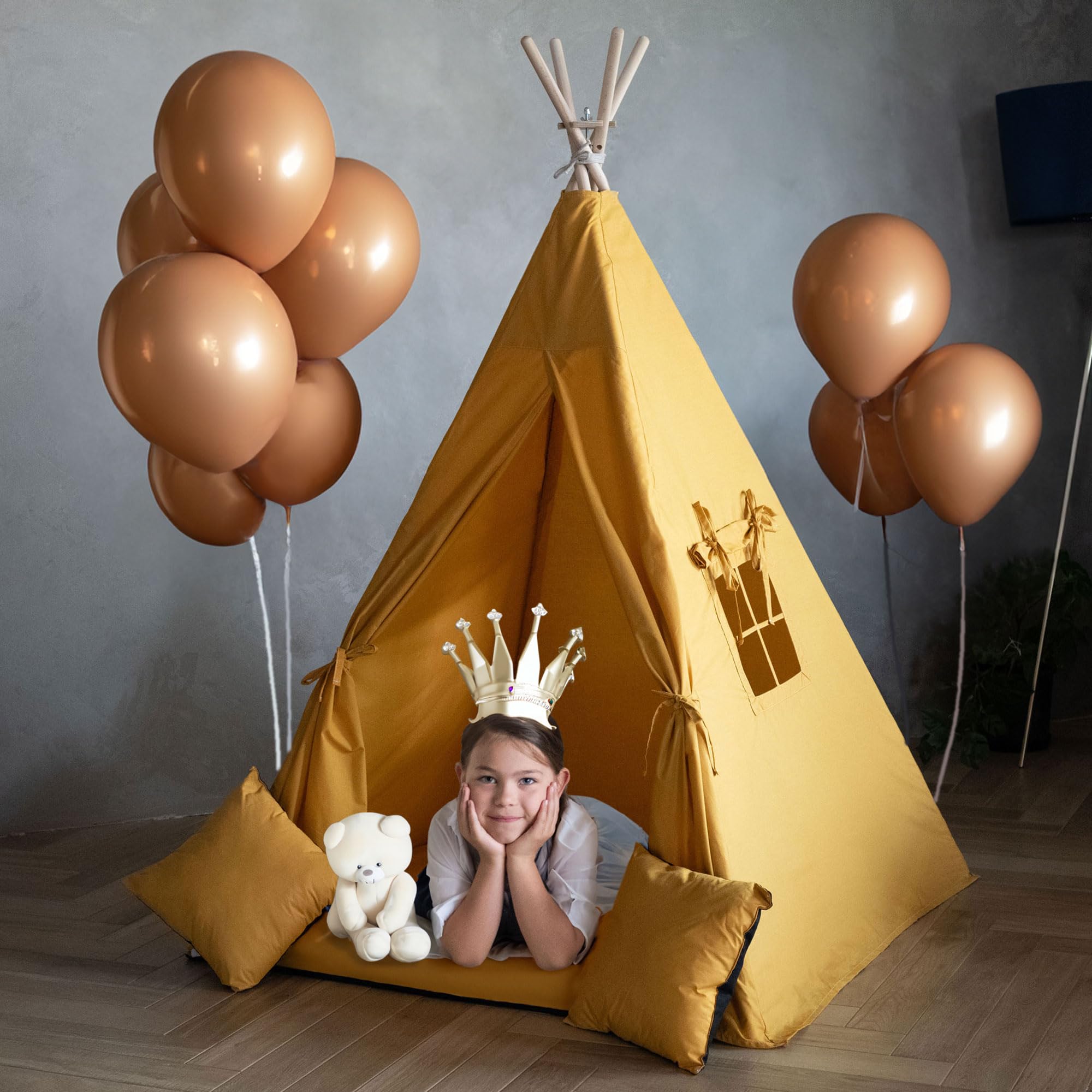 Tipi tent off-white van 100% katoen ✔️ Petite Amélie