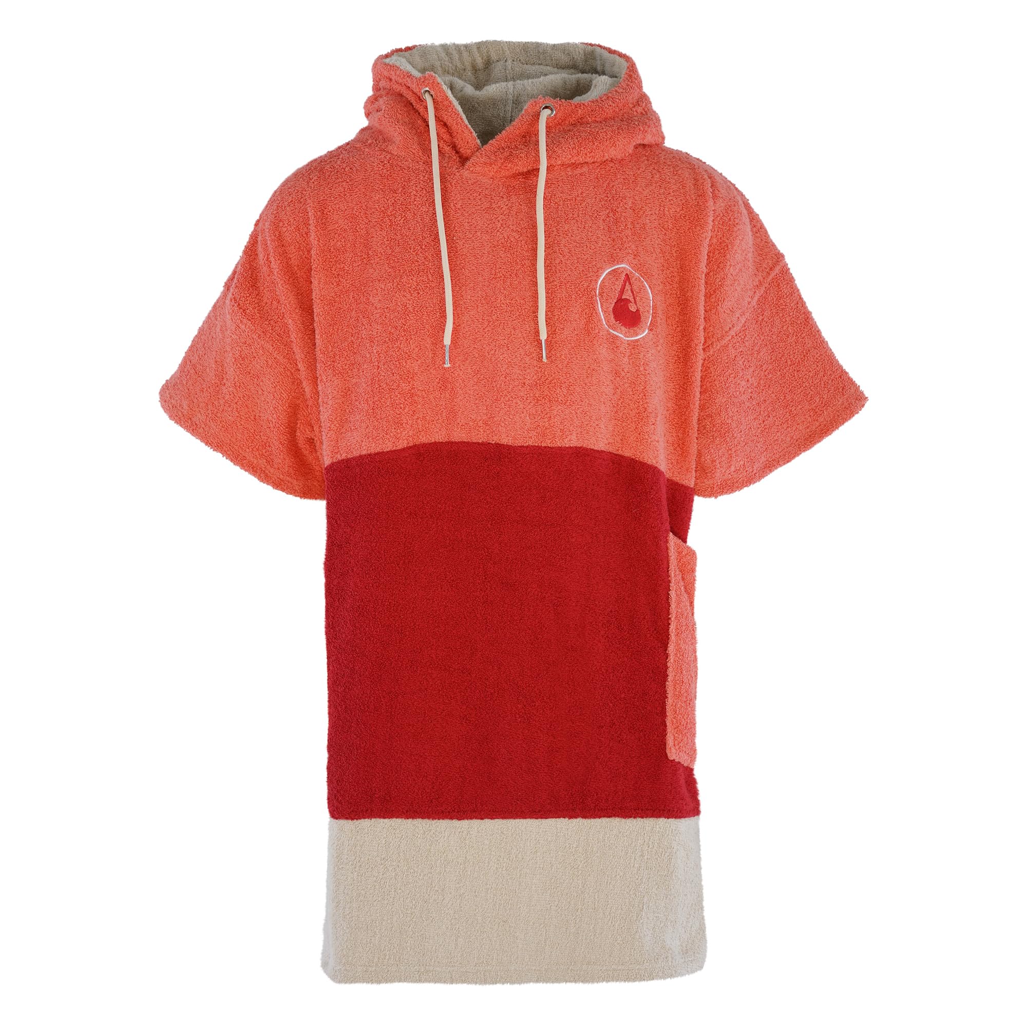 WAVE HAWAII Bade-Poncho Damen & Herren, Größe S, 151-173cm, 100% Baumwolle Surf-Poncho für Erwachsene, Frottee Handtuch mit hoher Wasserabsorption, Umziehhilfe Strand Erwachsene