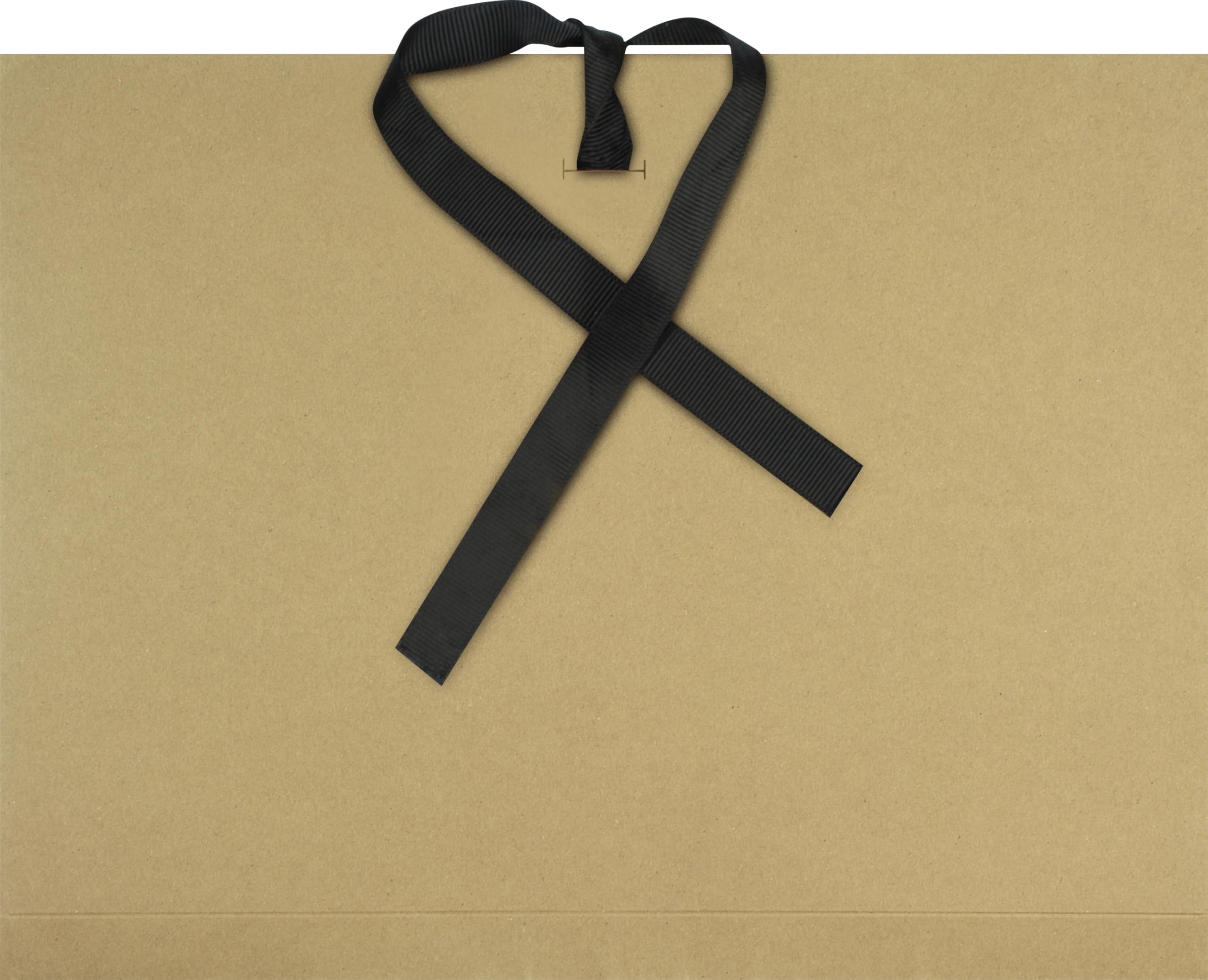 Kangaro A4 Kraft Drawing Folder with Ribbons