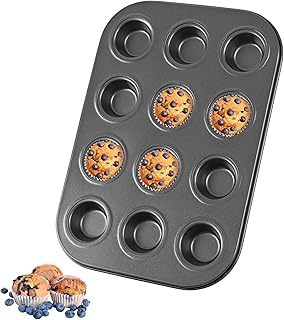 25 Mini Muffin Tin Appetizer Recipes for Parties and Holidays 9 Mini Muffin Pan, Premium Small Cupcake Pans, Carbon Steel 12-Cup Muffin ...