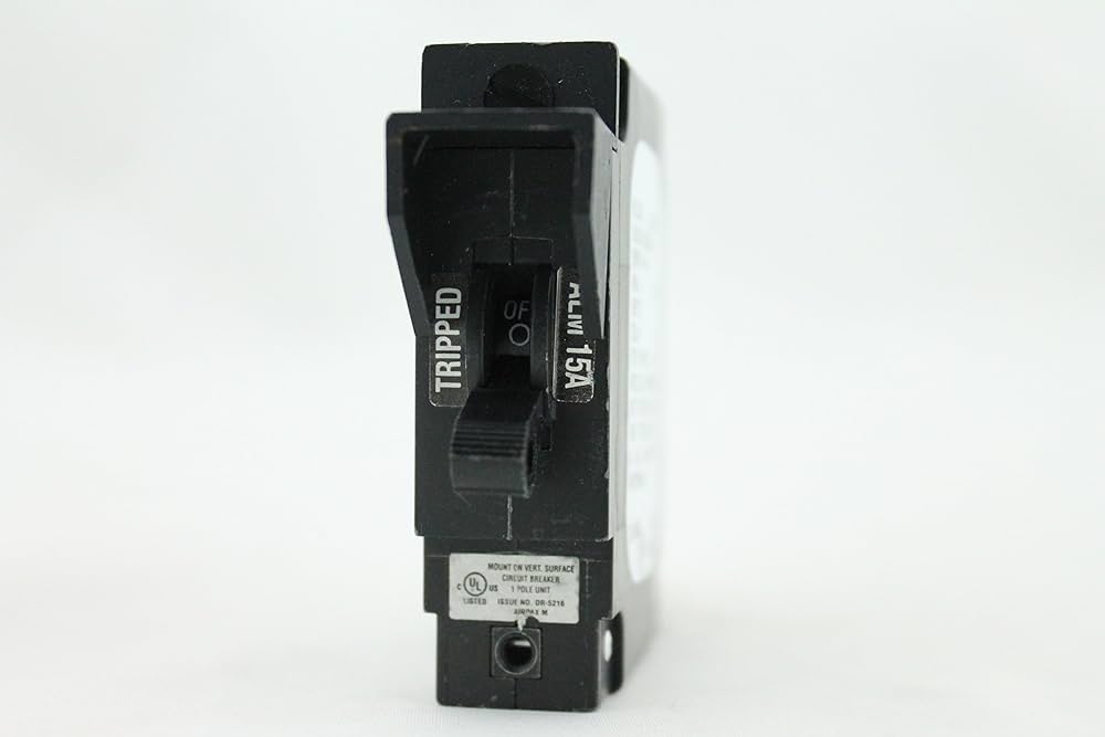 BDL AIRPAX 15 AMP DC CIRCUIT BREAKER, 407998160, LMLK1-1RLS4