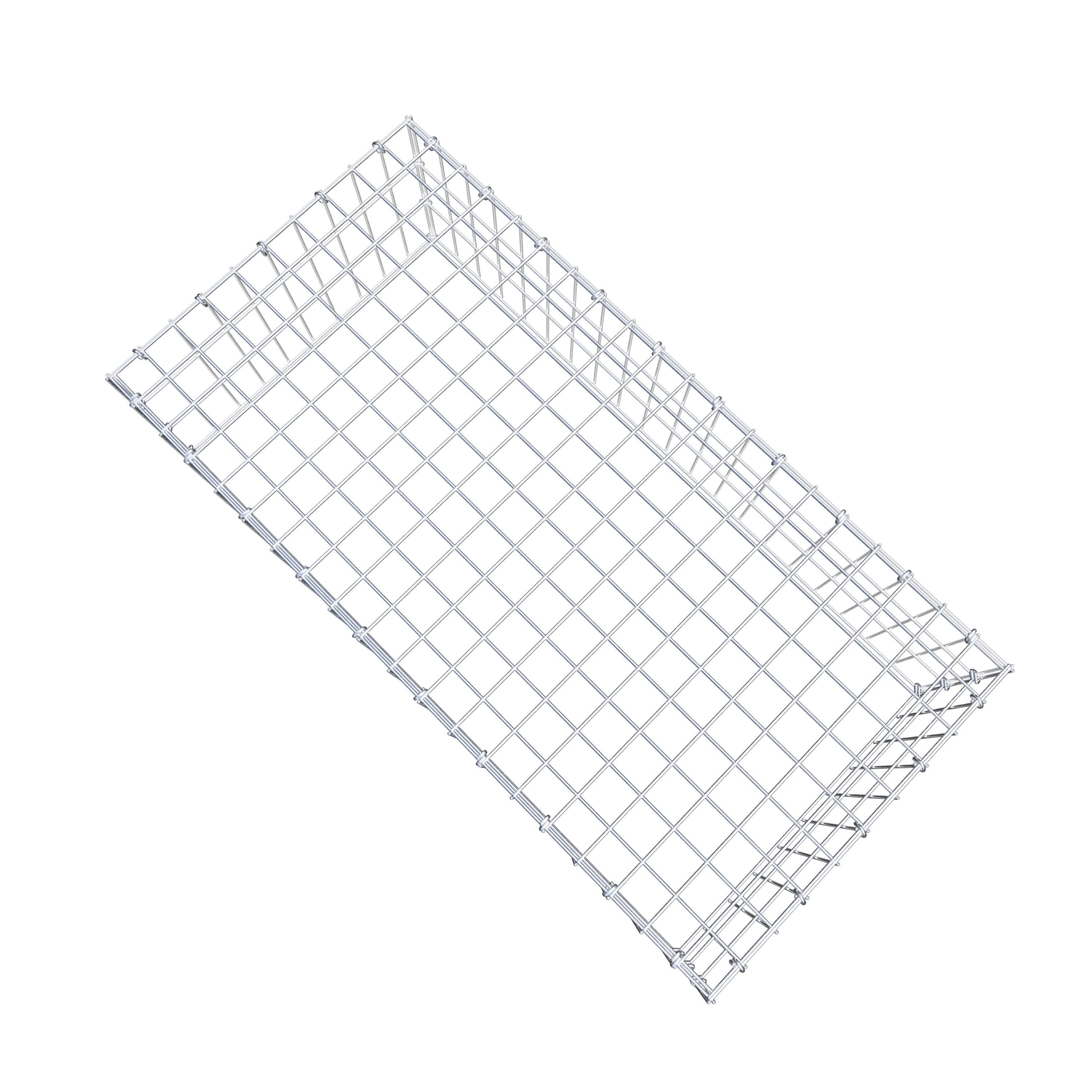 Gabiona - Gabion 100 Cm X 40 Cm X 40 Cm  L X H X P , Mailles 5 X 5 Cm Anneaux En C Made In Germany 88024366