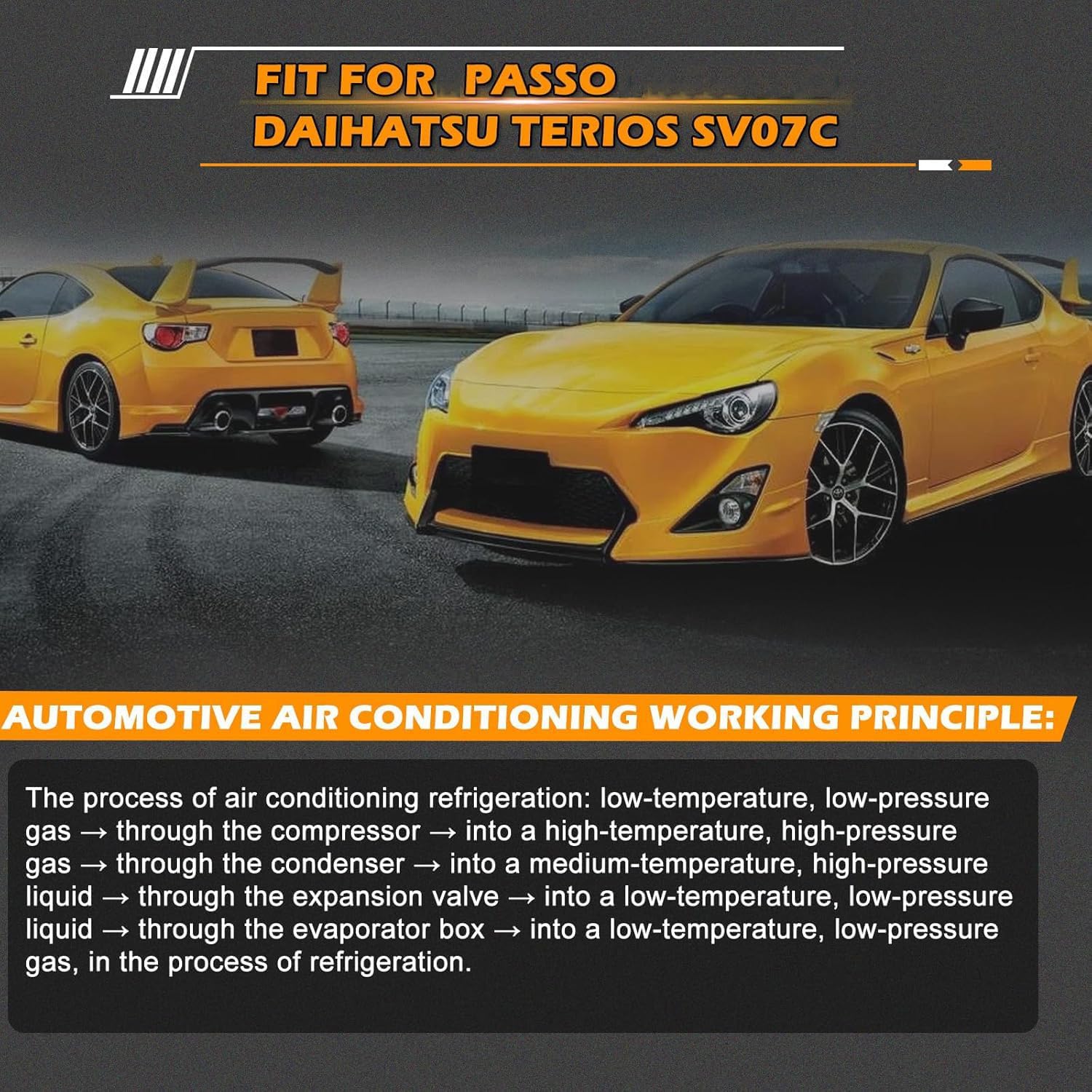 4PK SV07C 88320-B4010 88320B4010 88320-B1020 Air Conditioning Compressor for Passo Daihatsu Terios A/C Compressor Replacement Parts