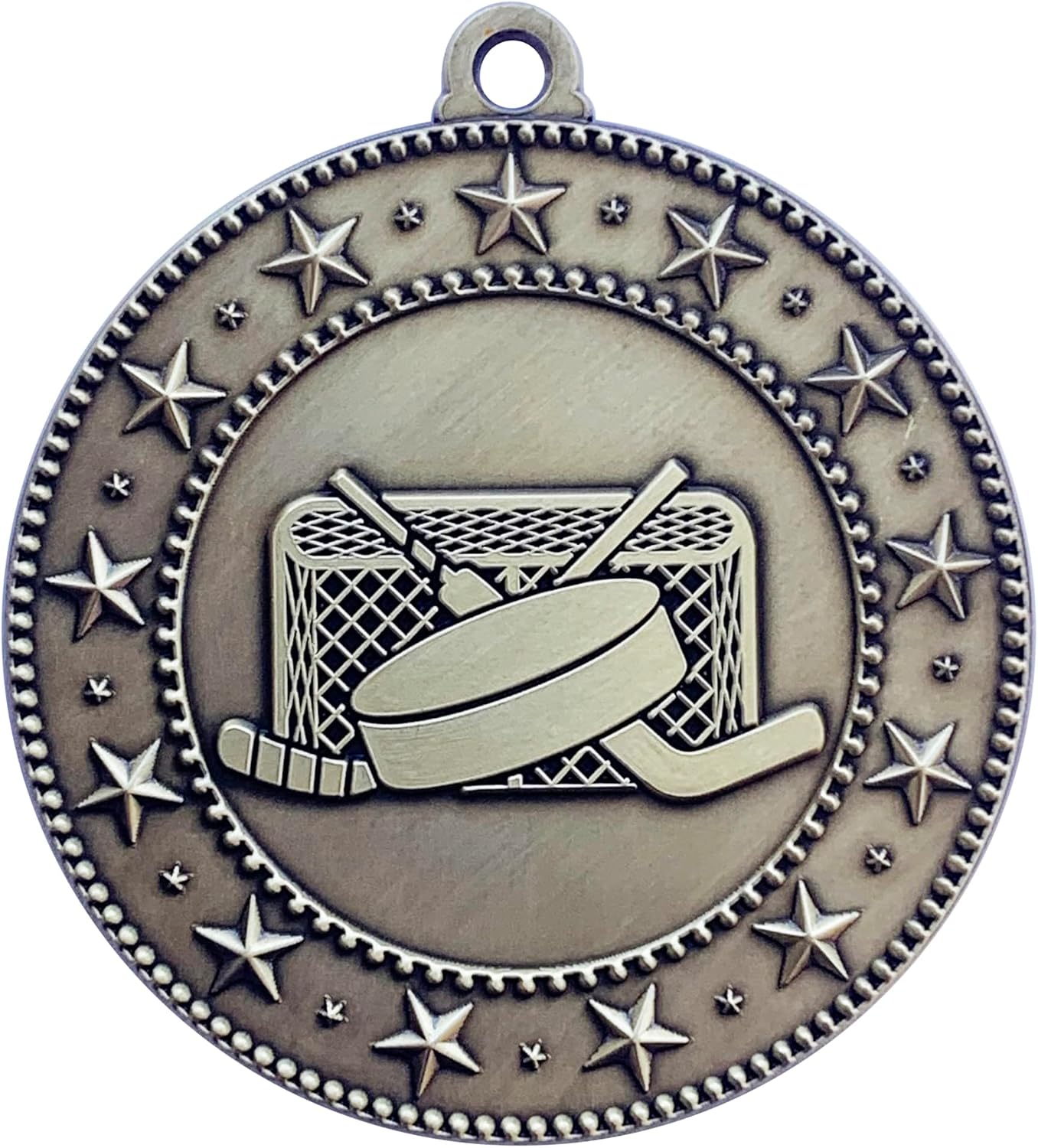 Express Medals Pack of 10 (or More) 2" Gold Hockey Award Medals Variations with or Without Engraving Personalization Engraved Custom Text Names