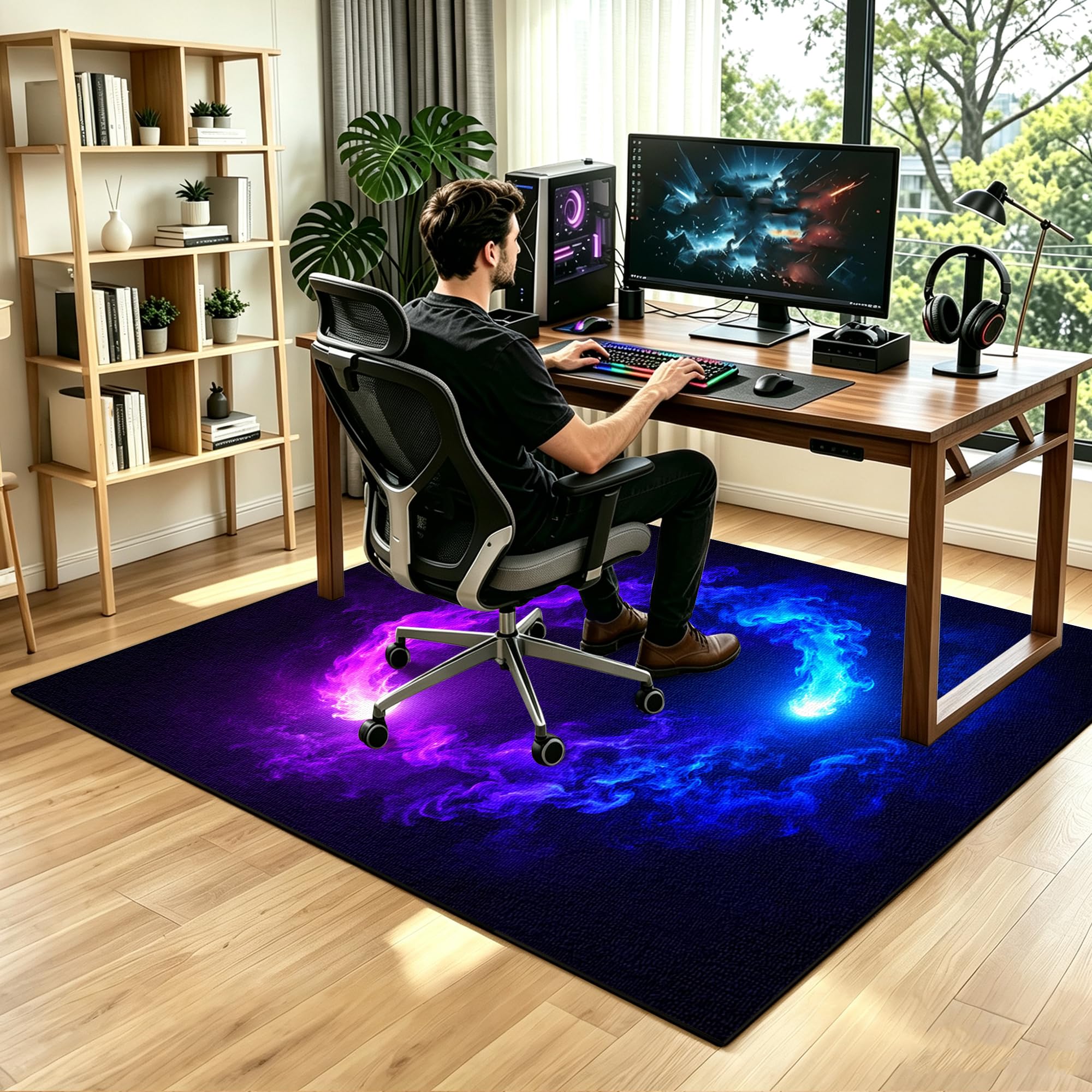 Gaming Tappeto Sedia Salvapavimento 140 x 160 cm