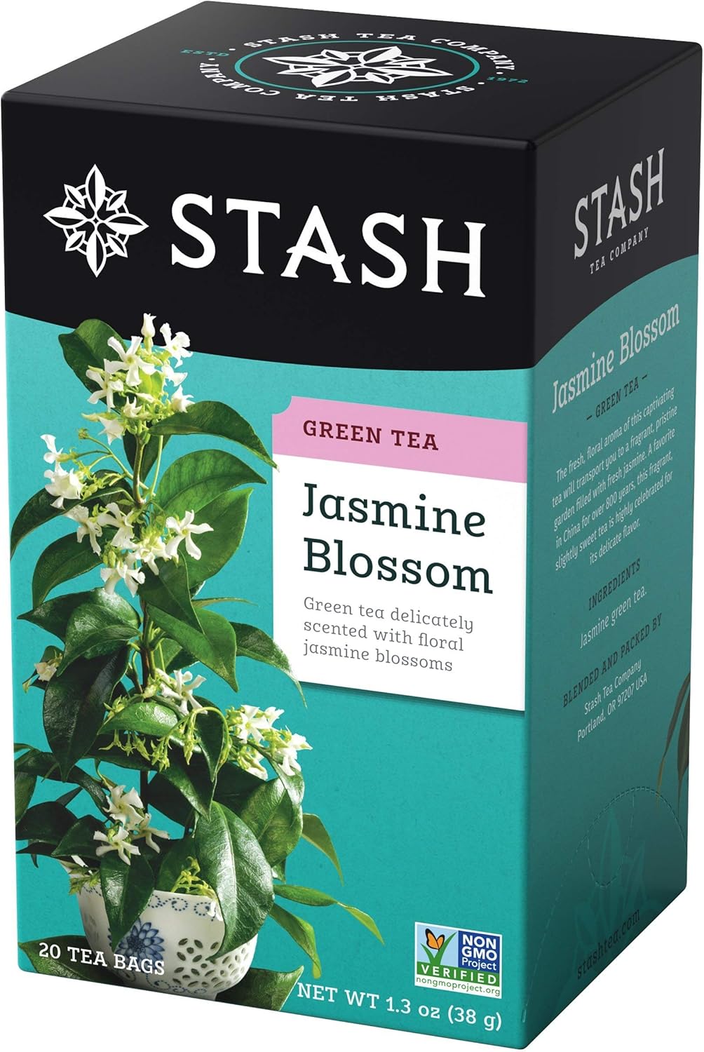 Stash Premium Green Tea Jasmine Blossom 18 Tea Bags Grocery & Gourmet Food