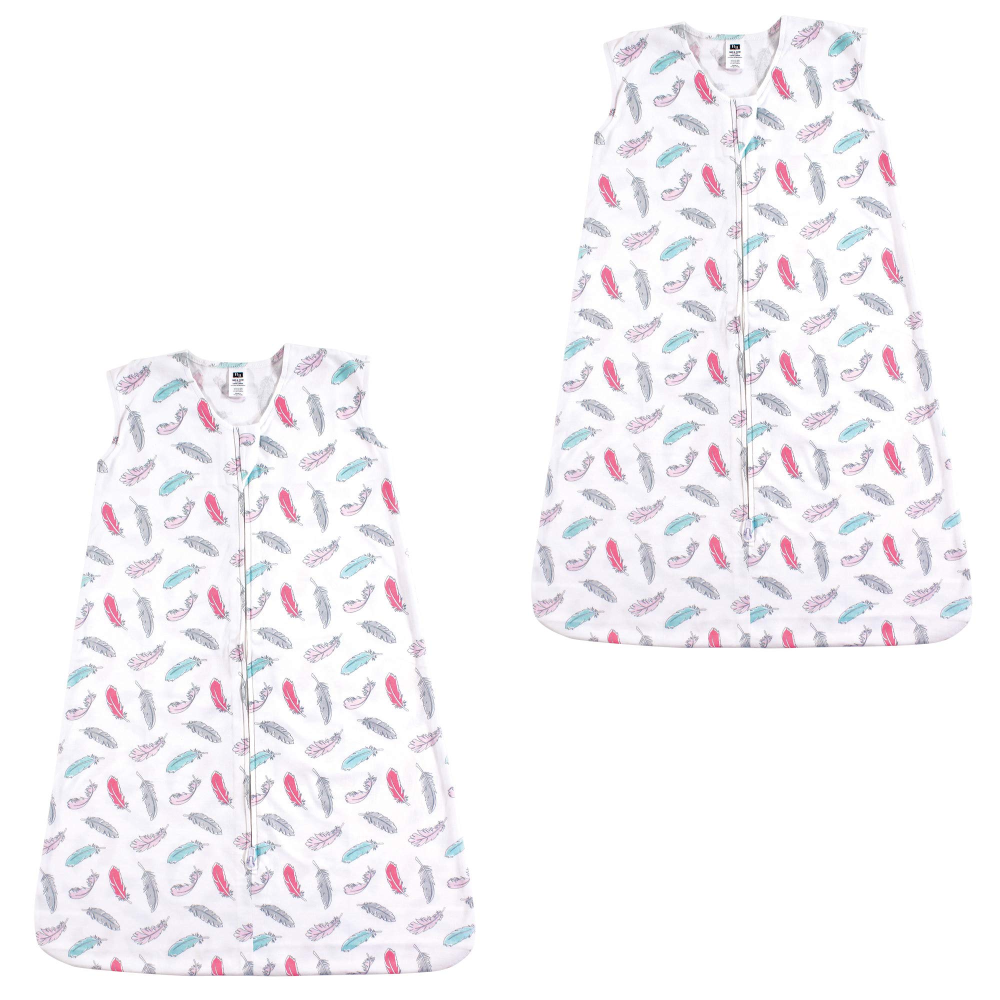 Hudson Baby Unisex BabyCotton Sleeveless Wearable Sleeping Bag, Sack, Blanket