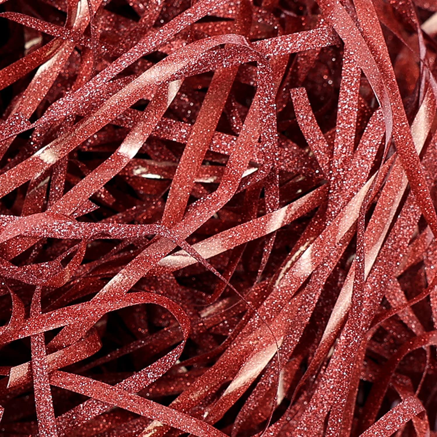 JINZOFLY Glitter Raffia Grass, 50 Grams Shiny PP Raffia Shredded for Gift Baskets Gift Box Filler Confetti Raffia Paper for Easter Basket Gift Packaging Filling