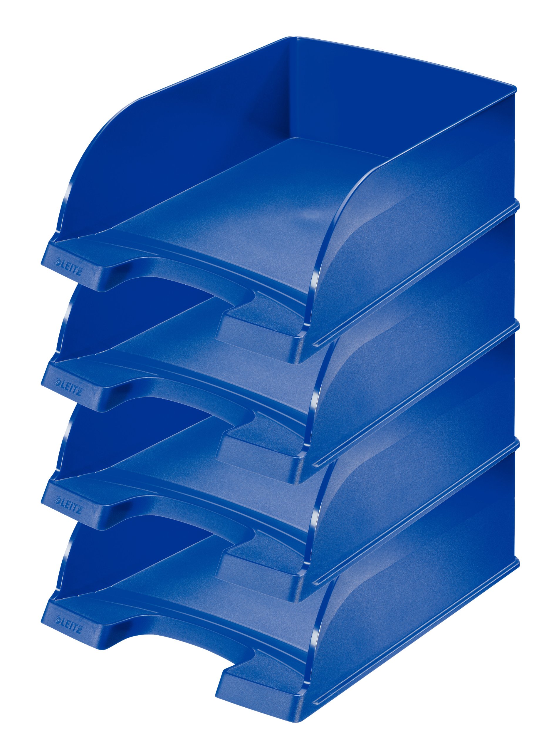 Leitz - 52330035 - CF4PORTACORRISP PLUS JUMBO BLU, 4 Pezzi