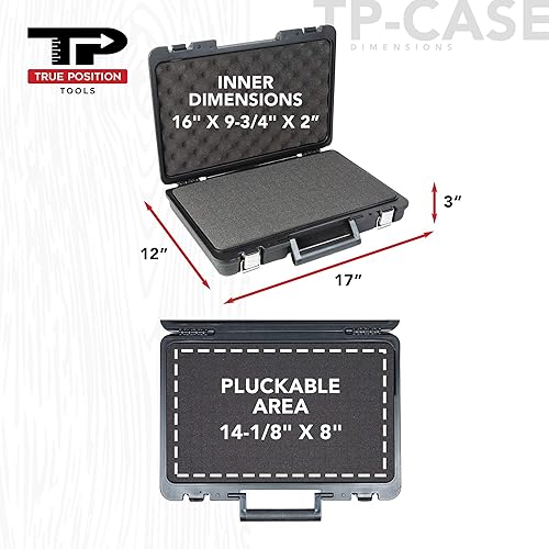 Miniatura 3 de Funda de transporte dura universal con espuma de Kaizen Pick and Pluck Premium – True Position Tools -Protege electrónicos, herramientas, cámaras y