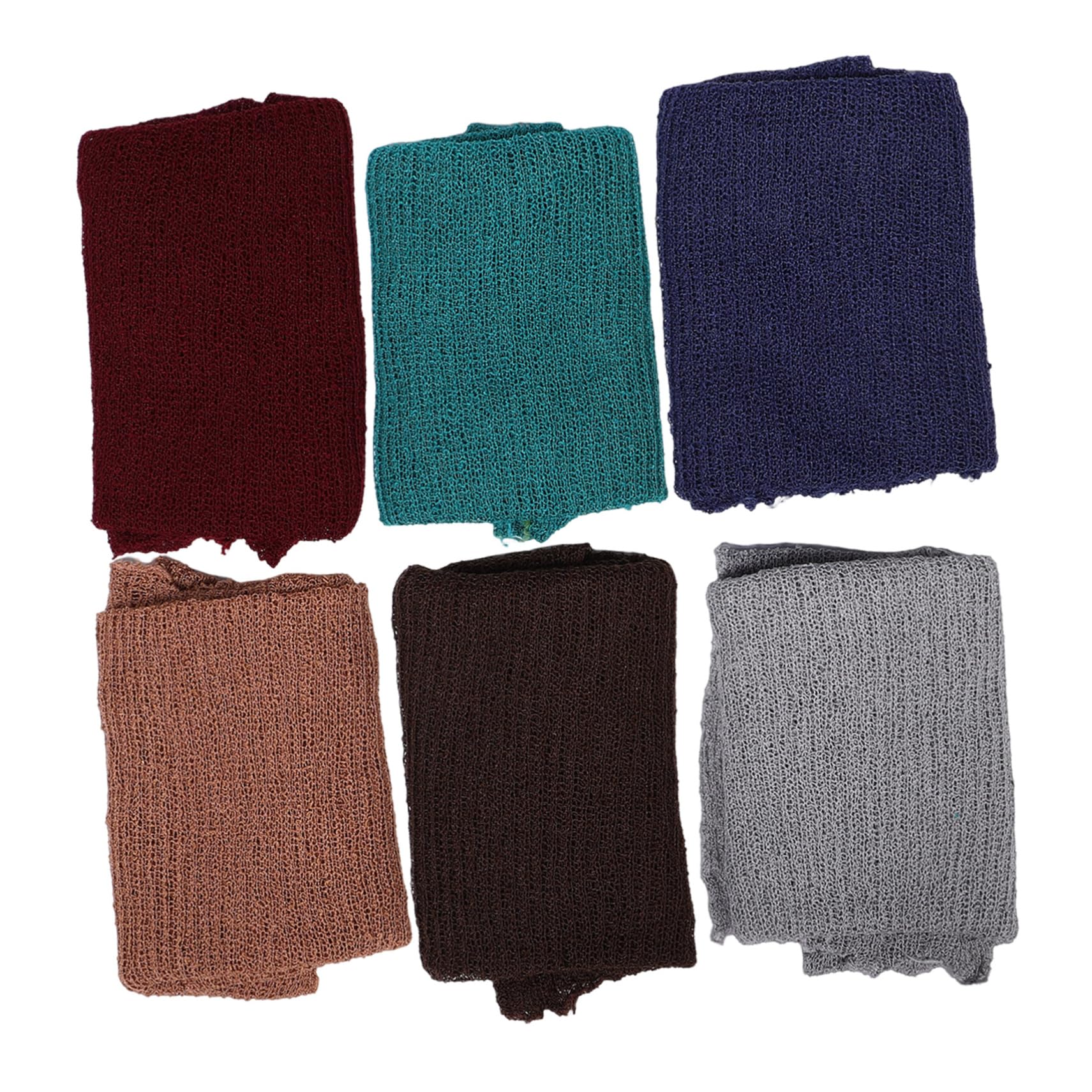 Langes photo bébé extensibles SOIMISS lot de 6 couvertures douces