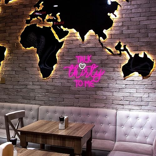 Miniatura 6 de Letrero de neón con luz LED regulable de 30 años para decoración de pared, decoración de 30 cumpleaños para ella, letrero de neón USB para