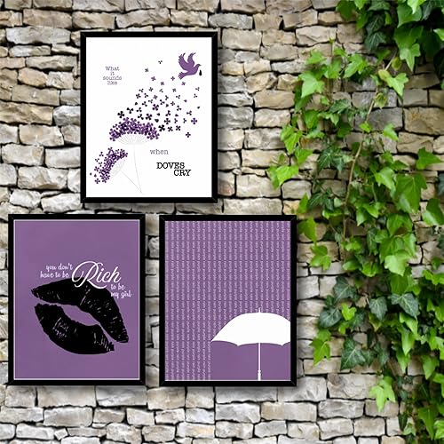 Miniatura 4 de Kiss Song - Lyric Inspired Print Classic Rock Music Graphic Illustration