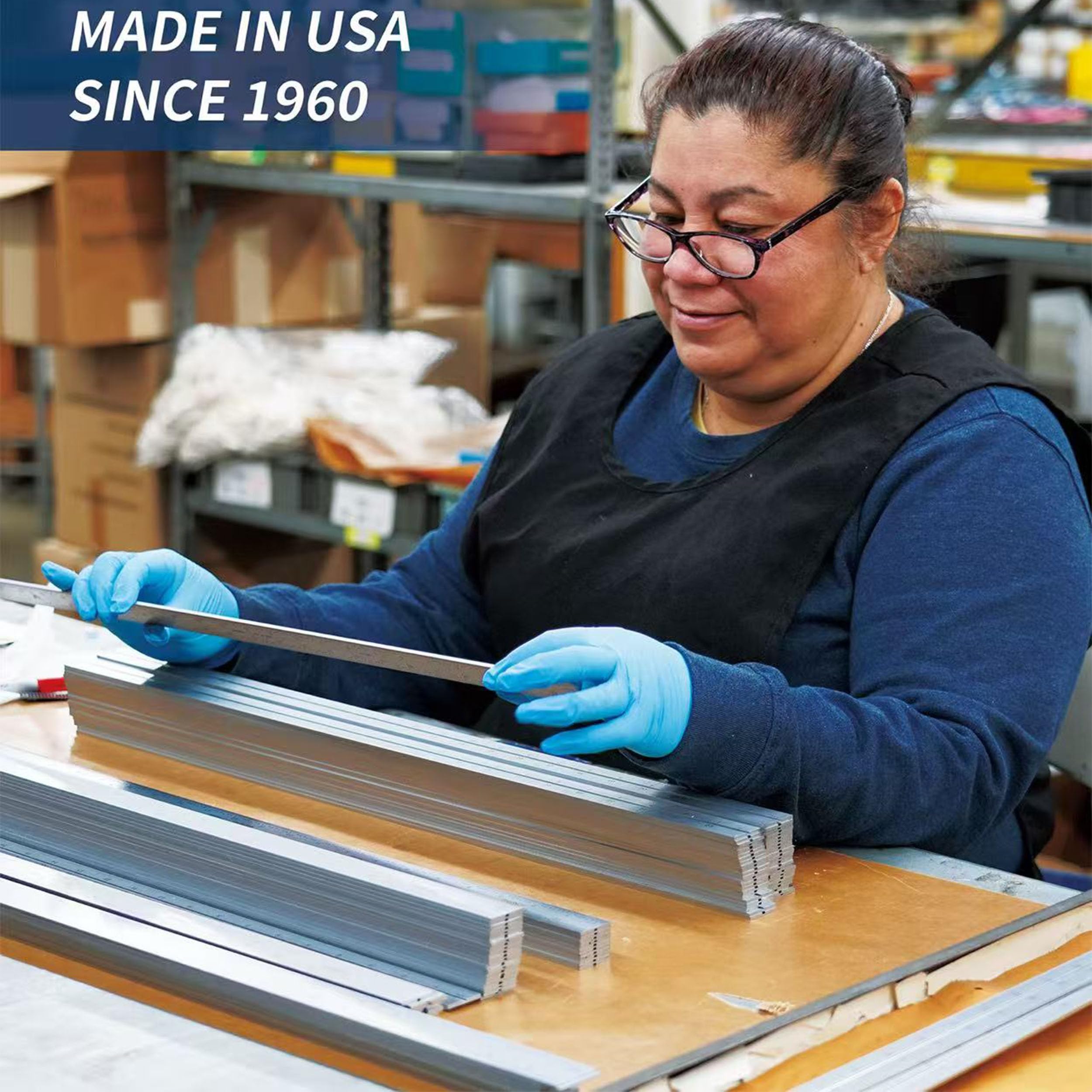 PEC Tools 12"/300mm Steel Rule, Slim & Flexible, Made in USA — Amazon image 7